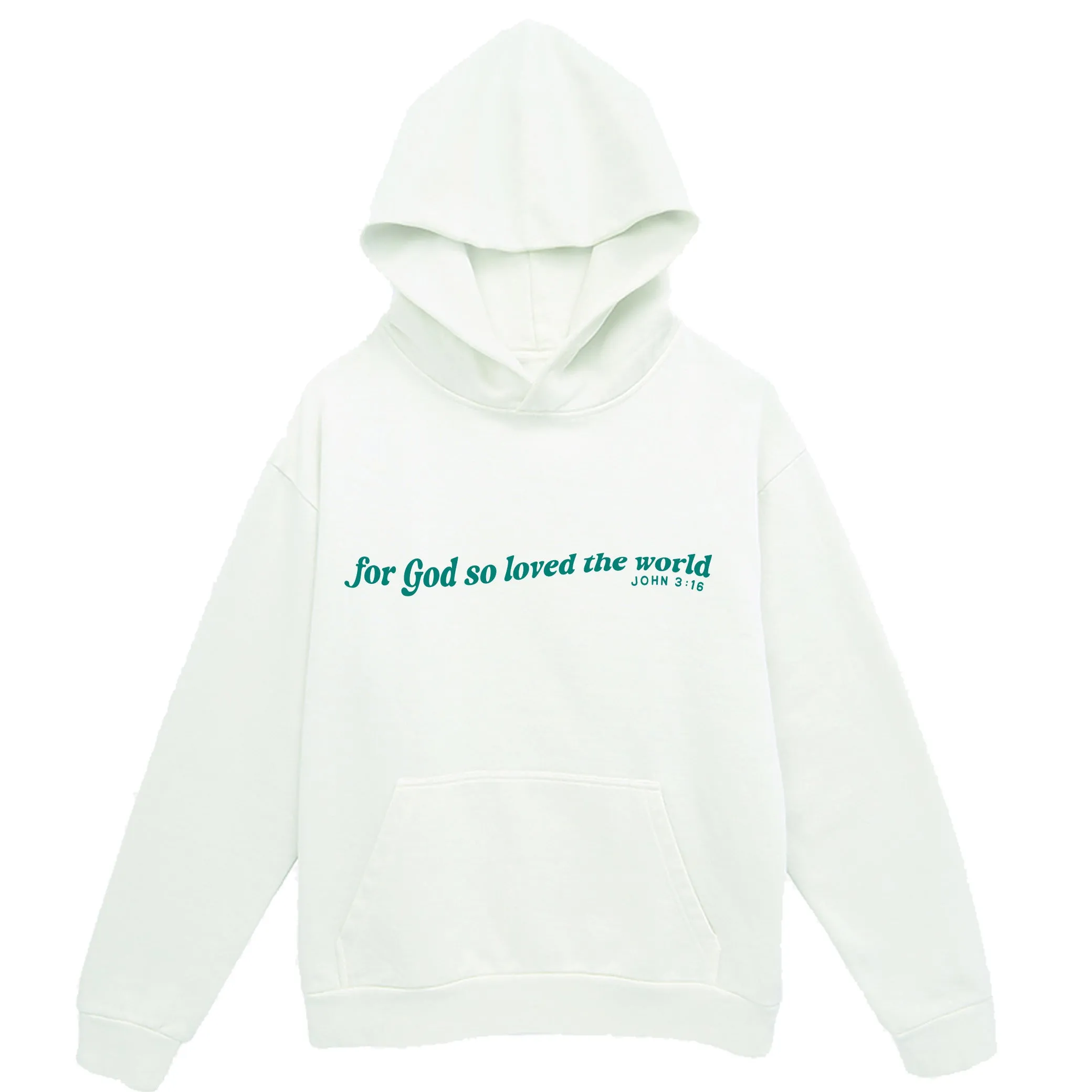Love The World Pullover Hoodie - Pistachio
