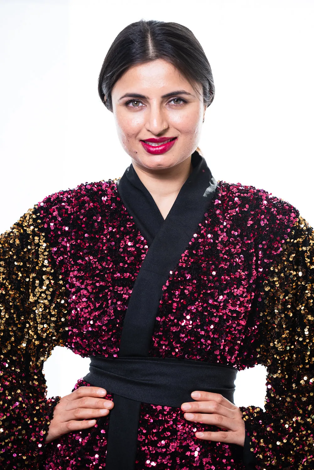 Lynzie Sequin kimono