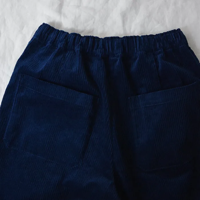 Makié Woman Sandy Pants Indigo Blue Corduroy