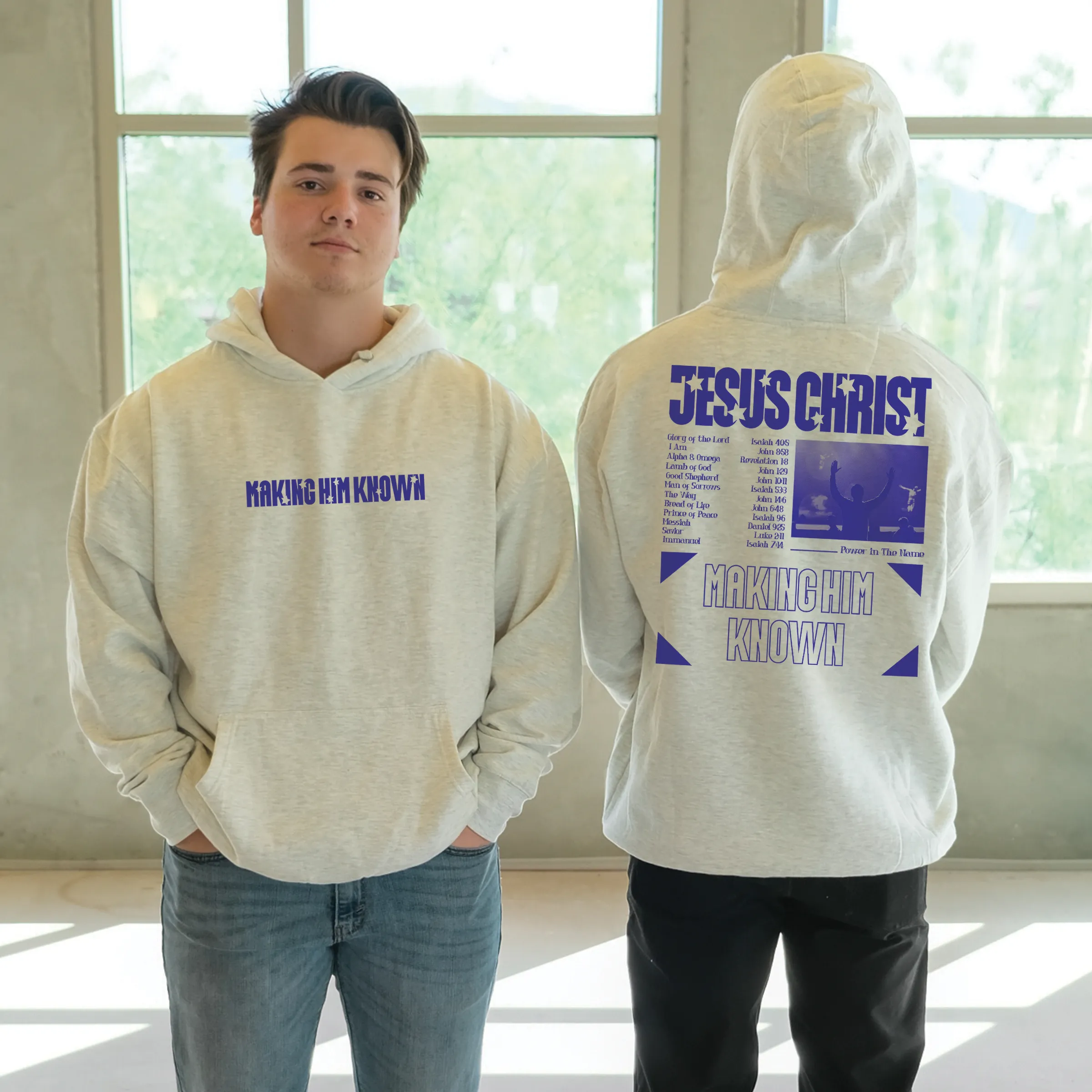 Making Him Known Pullover Hoodie - Cream