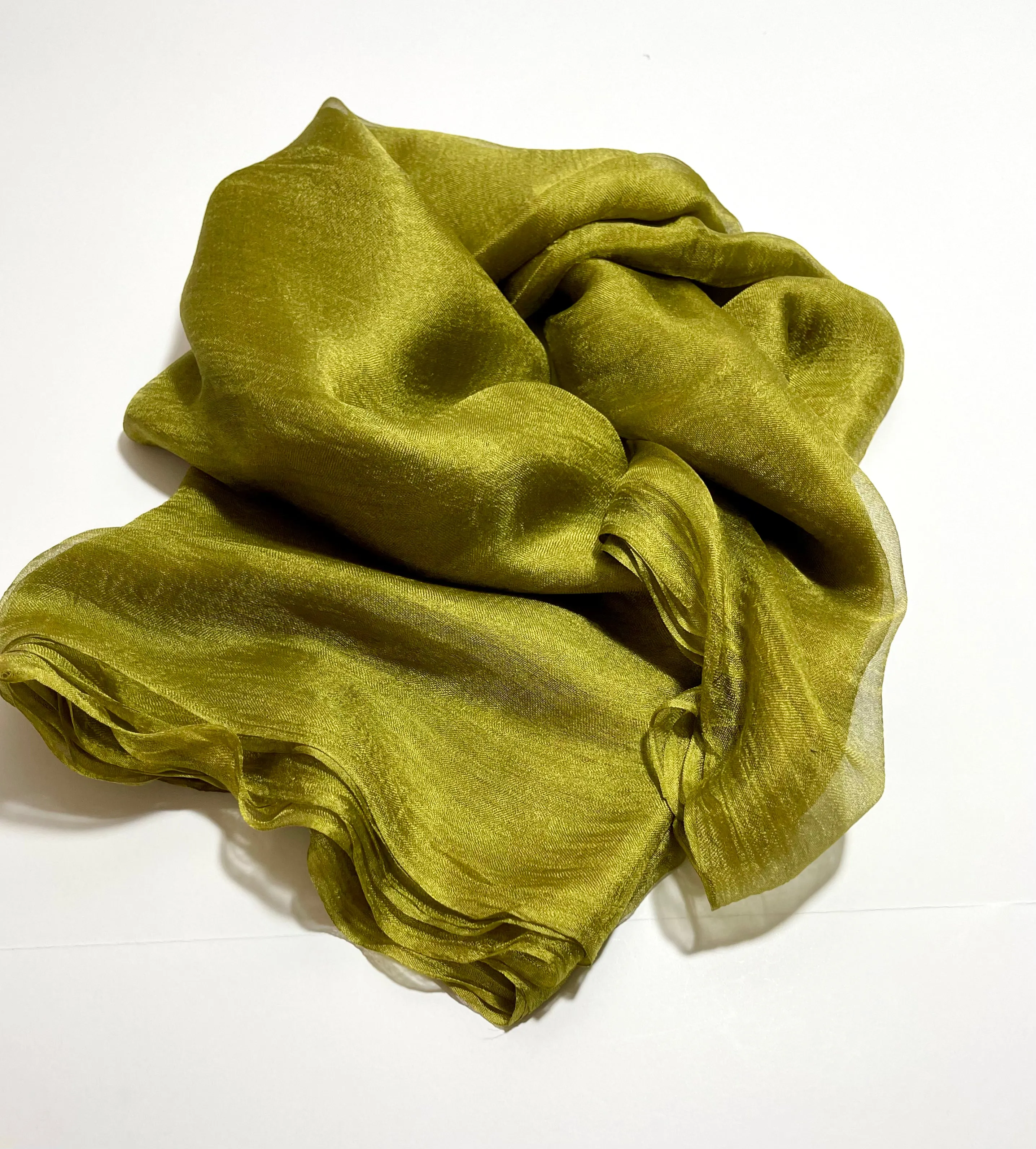 Margilan Silk Gauze for Wet Felting, Craft Fabric Silk Natural Silk Silk For Scarves Hand Dyed, Price for 2 Meters, Nuno Felting Supplies