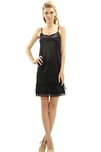 Melody Ruffle Combo Satin Full Slip