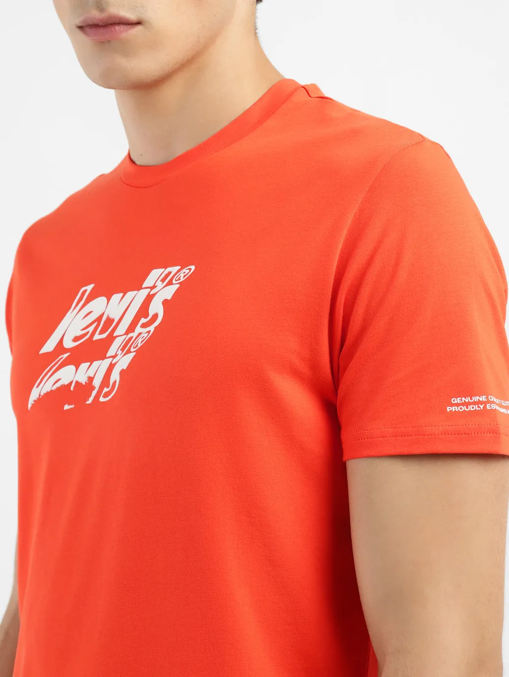Men's Brand Logo Relaxed Fit T-shirt
