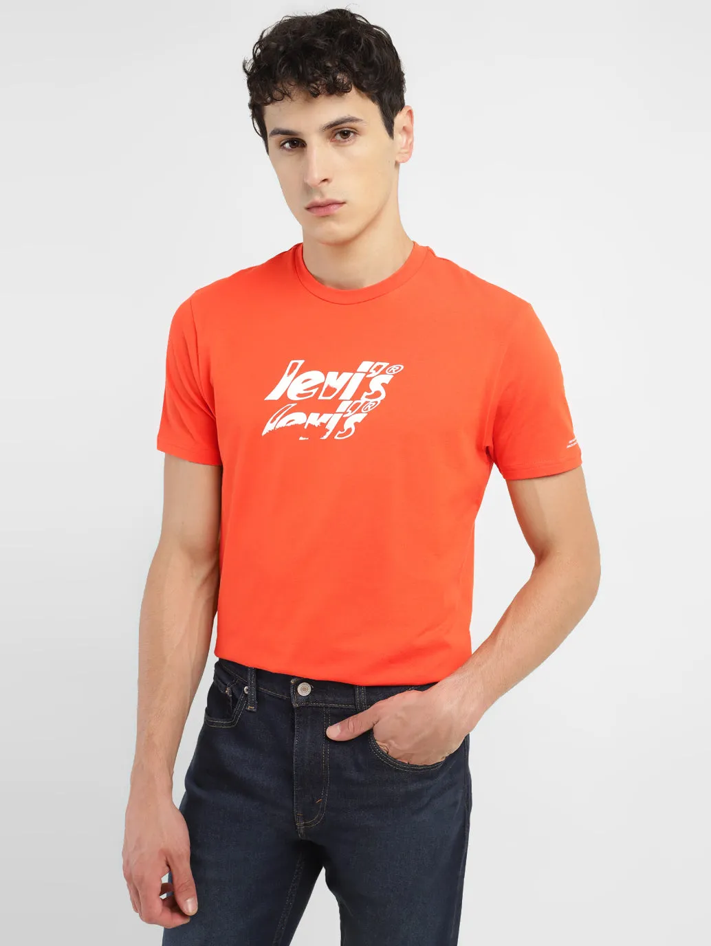 Men's Brand Logo Relaxed Fit T-shirt