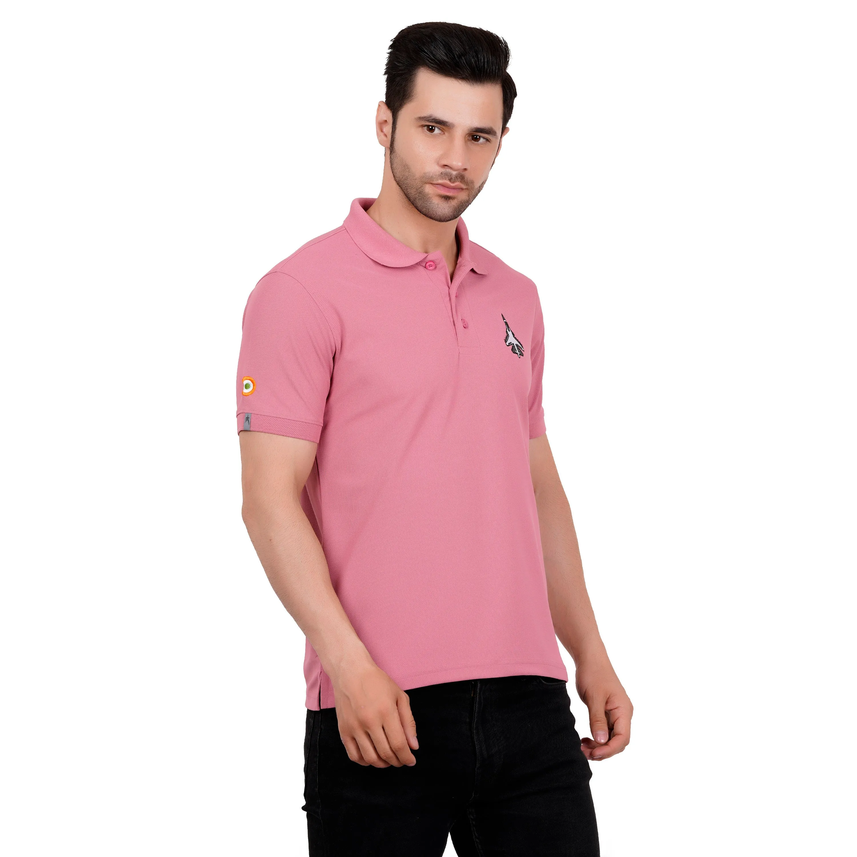 Men's Polos T Shirt SUKHOI-30 HEATHER ROSE