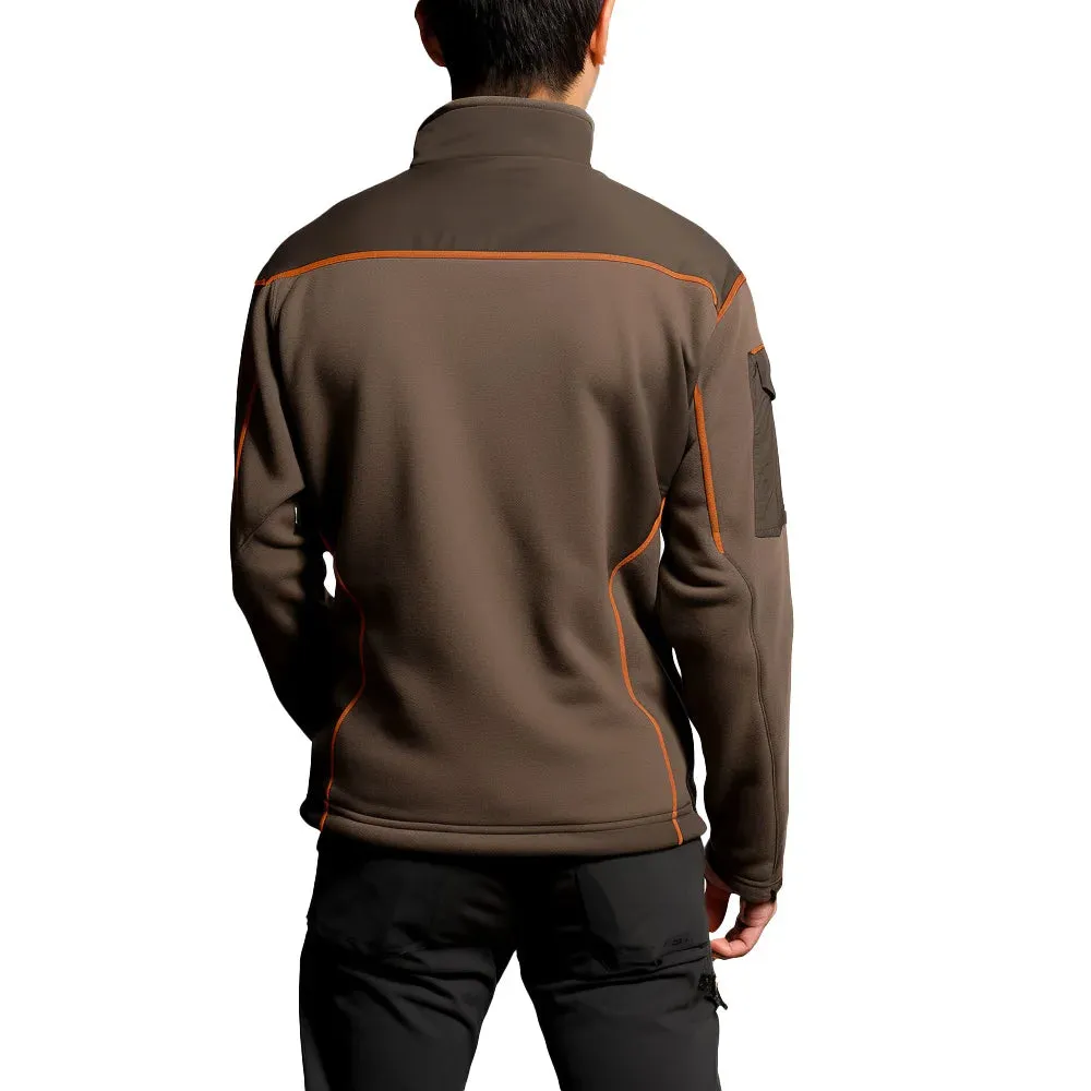 Men's Vintage Fleece Jacket with Mesh Lining