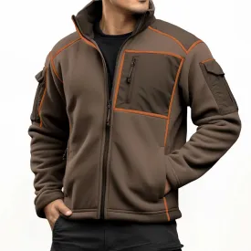 Men's Vintage Fleece Jacket with Mesh Lining
