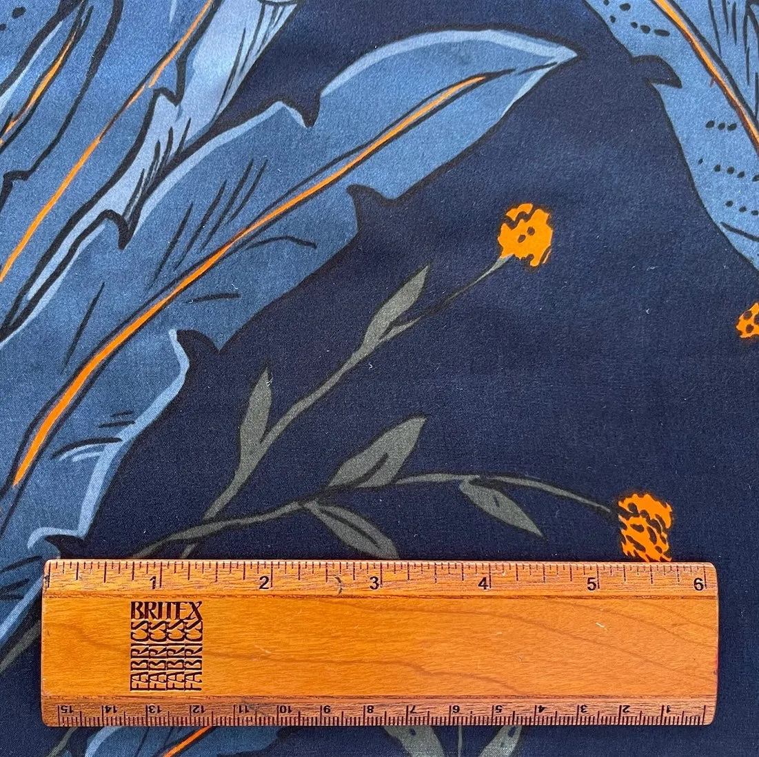 Midnight Marigold Silk Satin Charmeuse (Made in Italy)