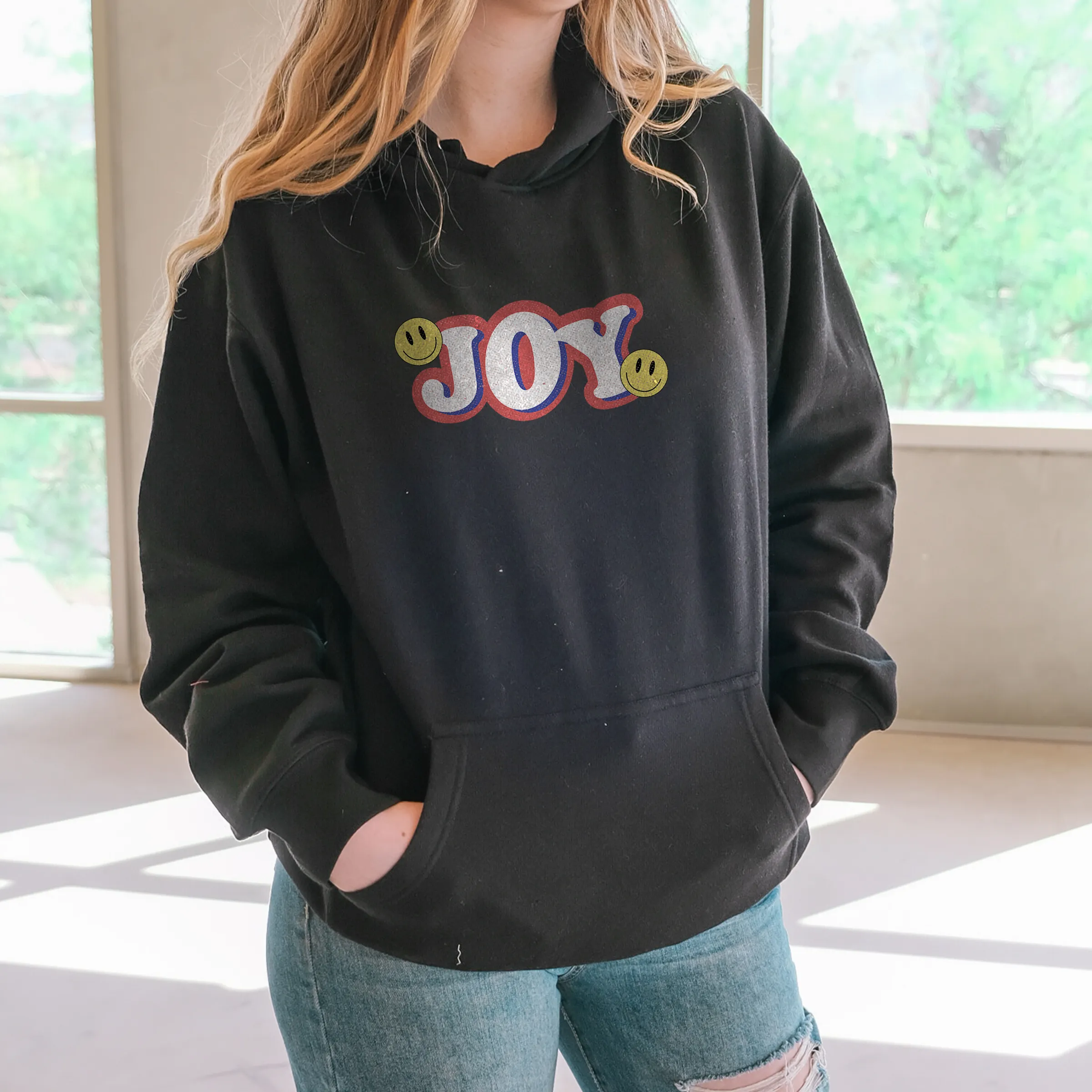 My Joy Comes From The Lord Pullover Hoodie - Black