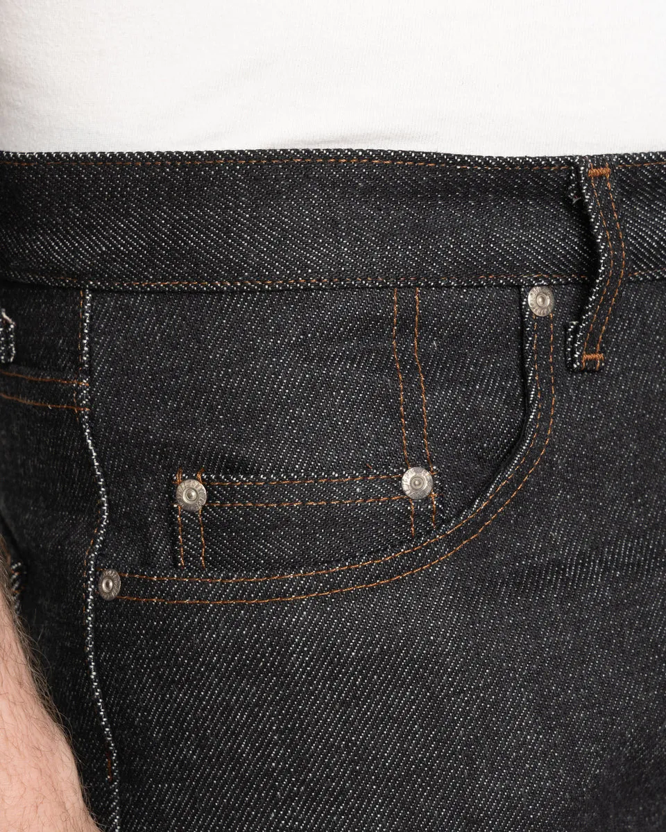Naked & Famous Denim Easy Guy Relaxed Tapered Mens Jeans - Elephant 13 Red Core