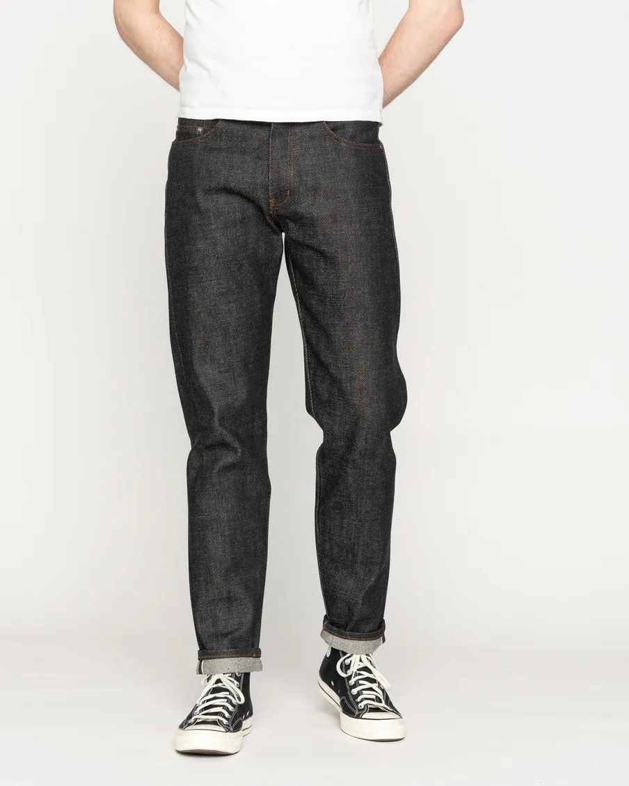Naked & Famous Denim Easy Guy Relaxed Tapered Mens Jeans - Elephant 13 Red Core