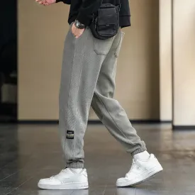 Nieuw product 49% korting Corduroy stof unisex casual zachte broek