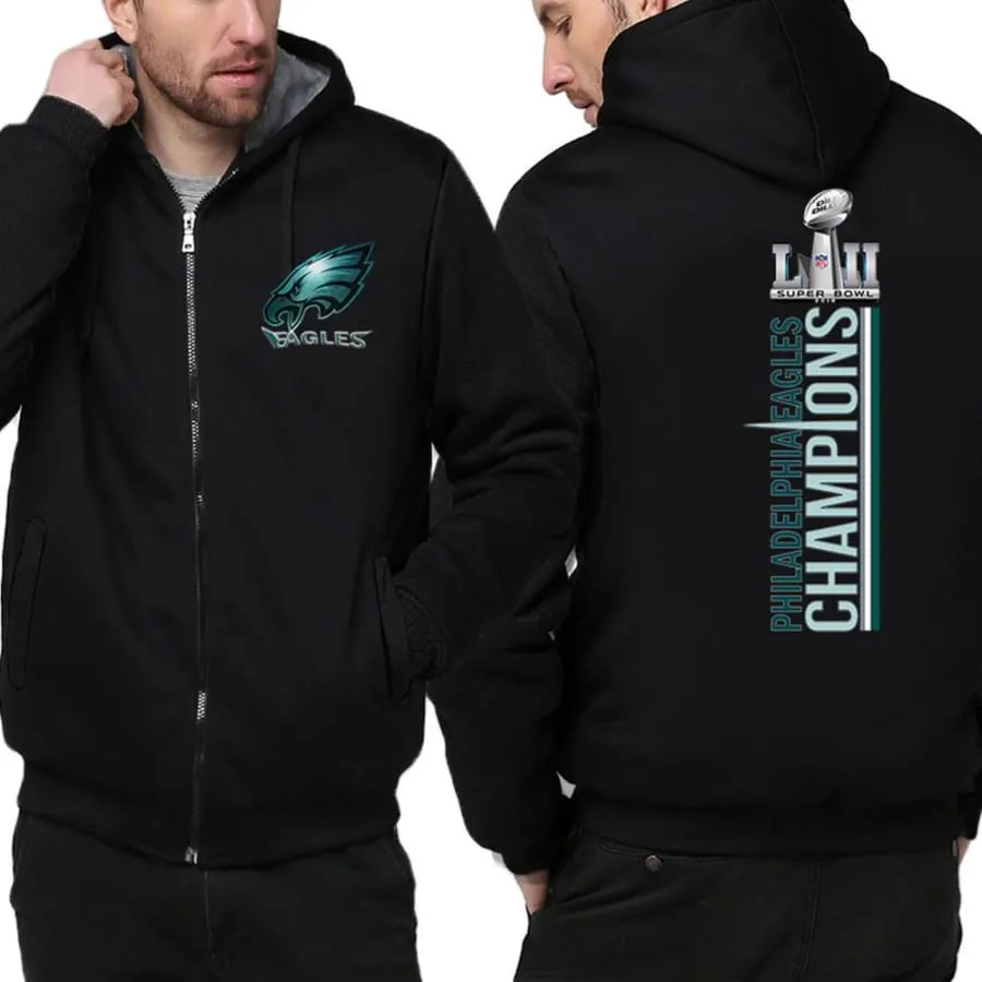 Philadelphia eagles Fan Jacket| eagles Fan Varsity Jackets Mens Womens Pullover (2 Colors)