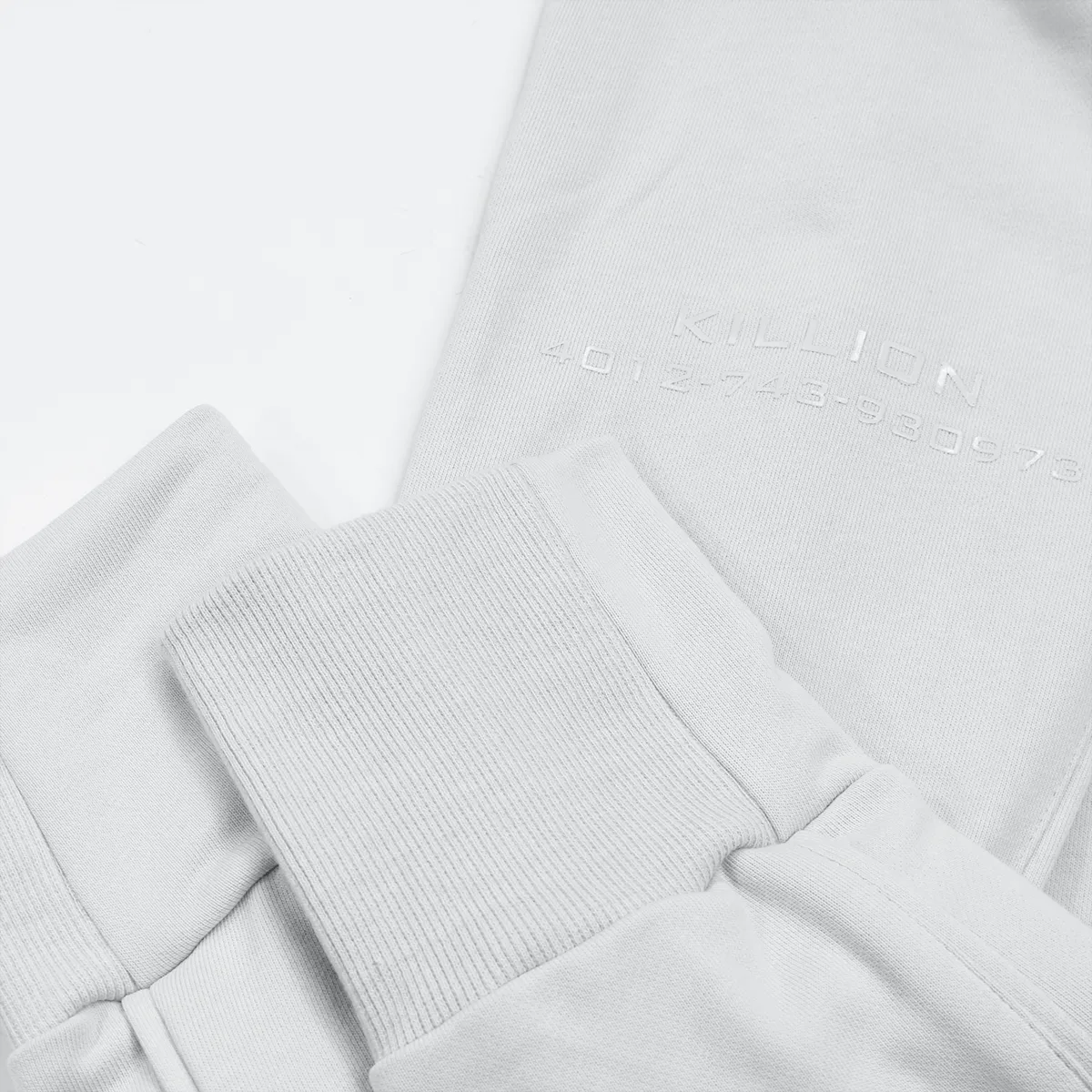 Piped Jogger - Light Grey