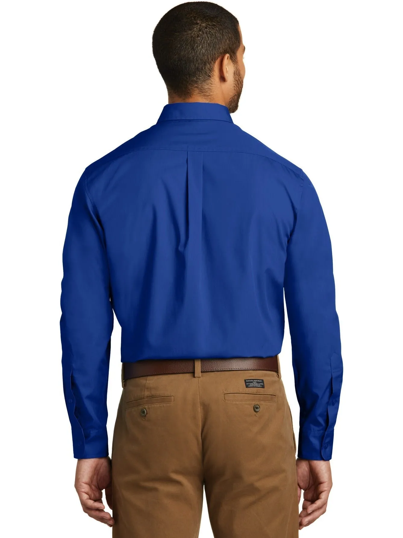 Port Authority Tall Long Sleeve Carefree Poplin Shirt