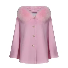 Priscilla Cashmere Hooded Cape