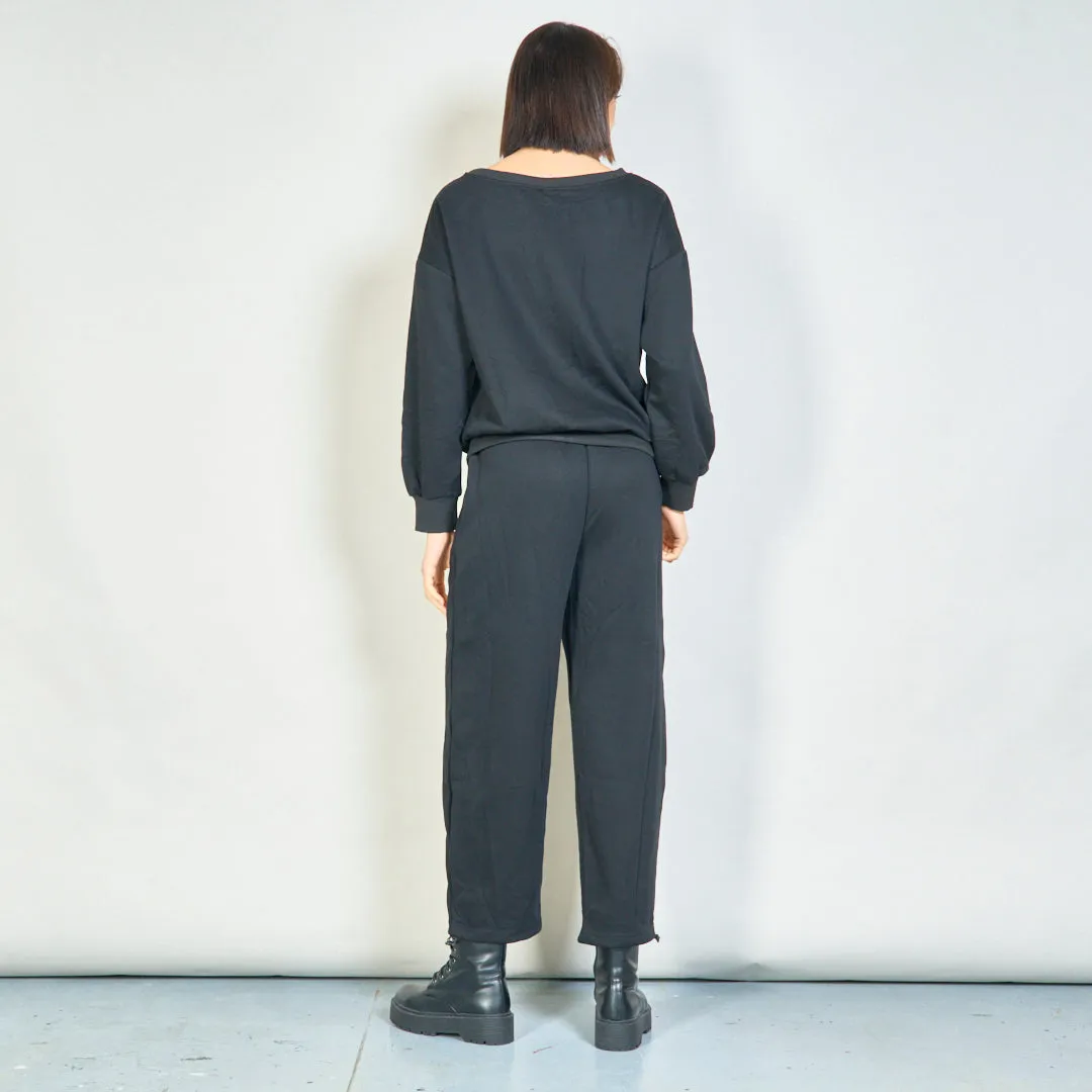 "Original Denim" graphic sweatshirt and jogger set wholesale