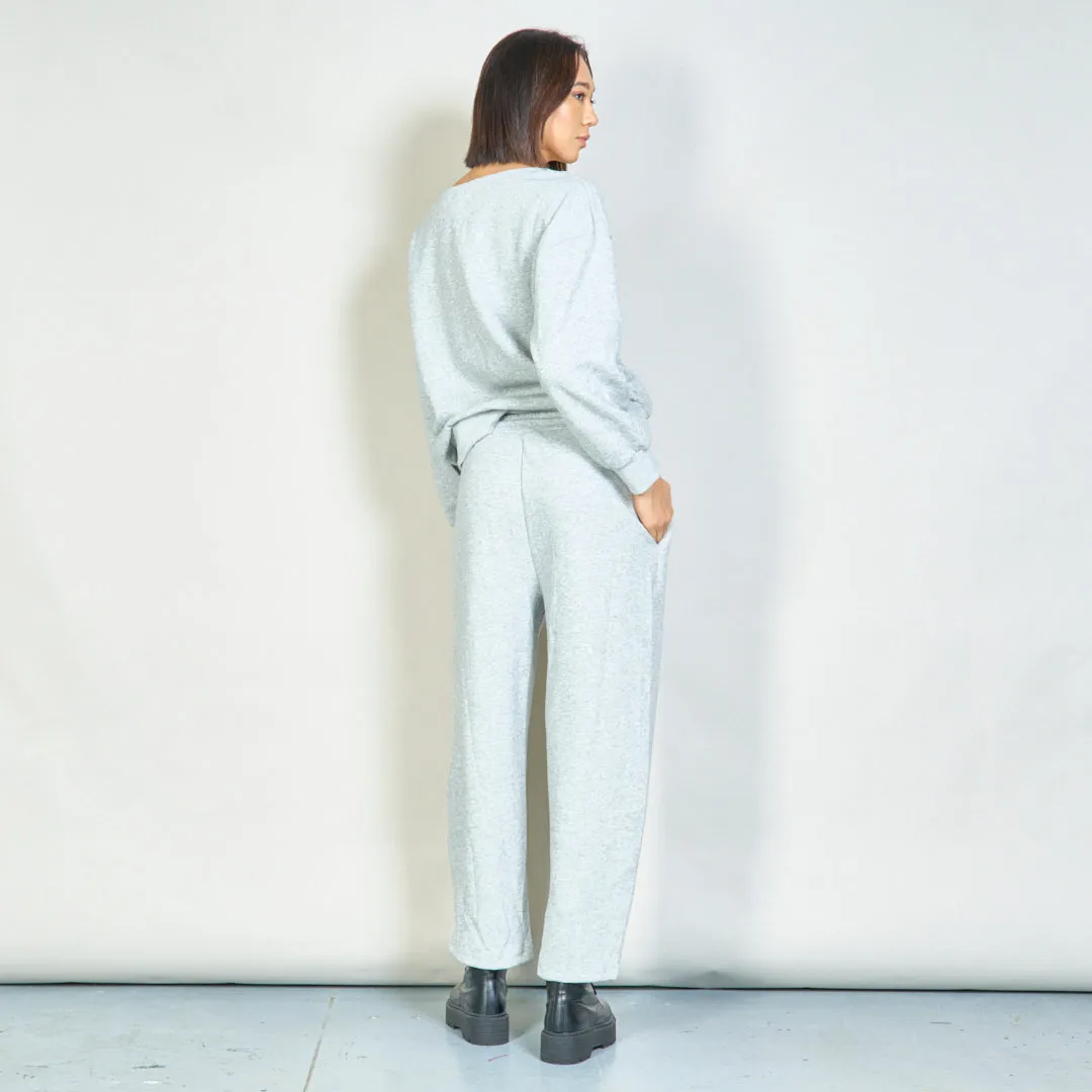 "Original Denim" graphic sweatshirt and jogger set wholesale