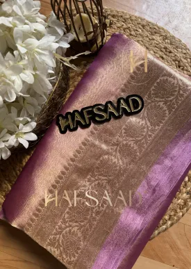 Rashidha- Pure tissue silk saree (Lavender)