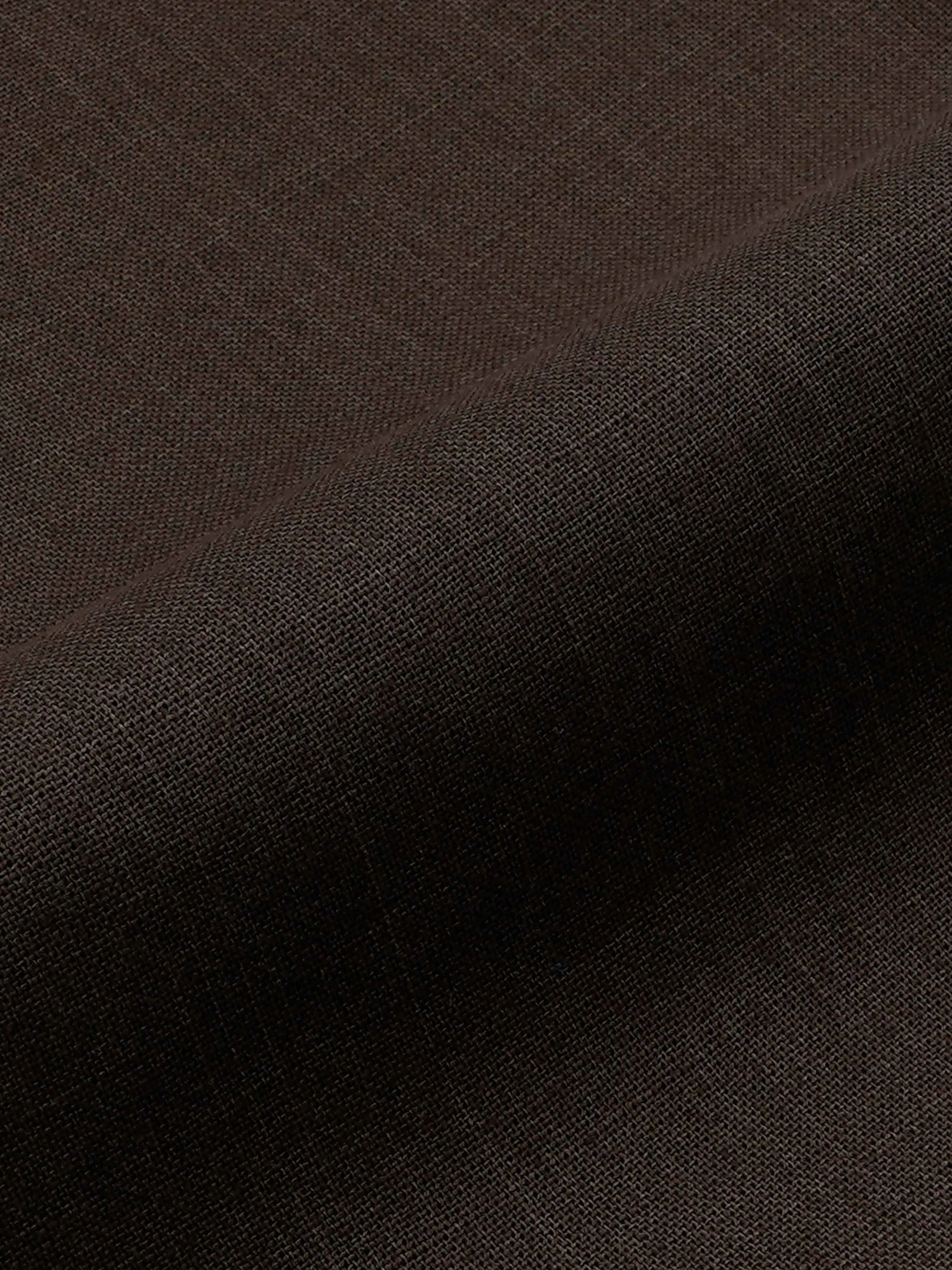 Raw Slub Relaxed Brown Flexiwaist Pants