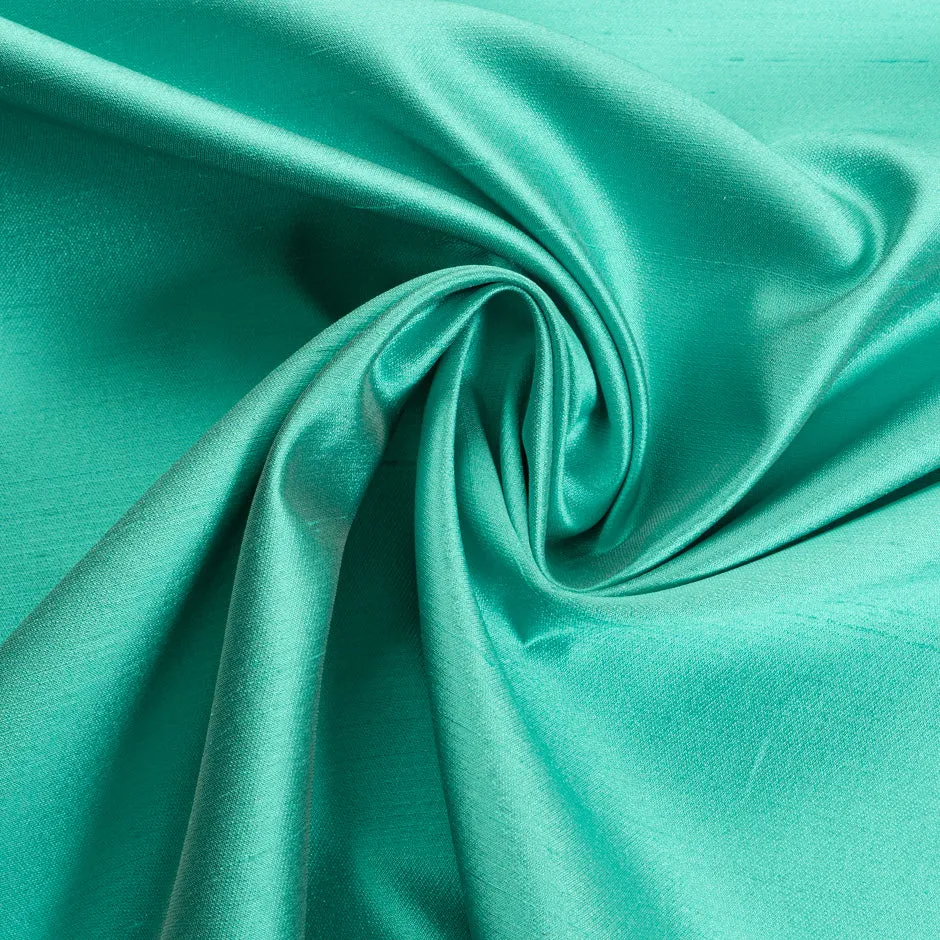 Rich Spearmint Green Pure Silk Shantung