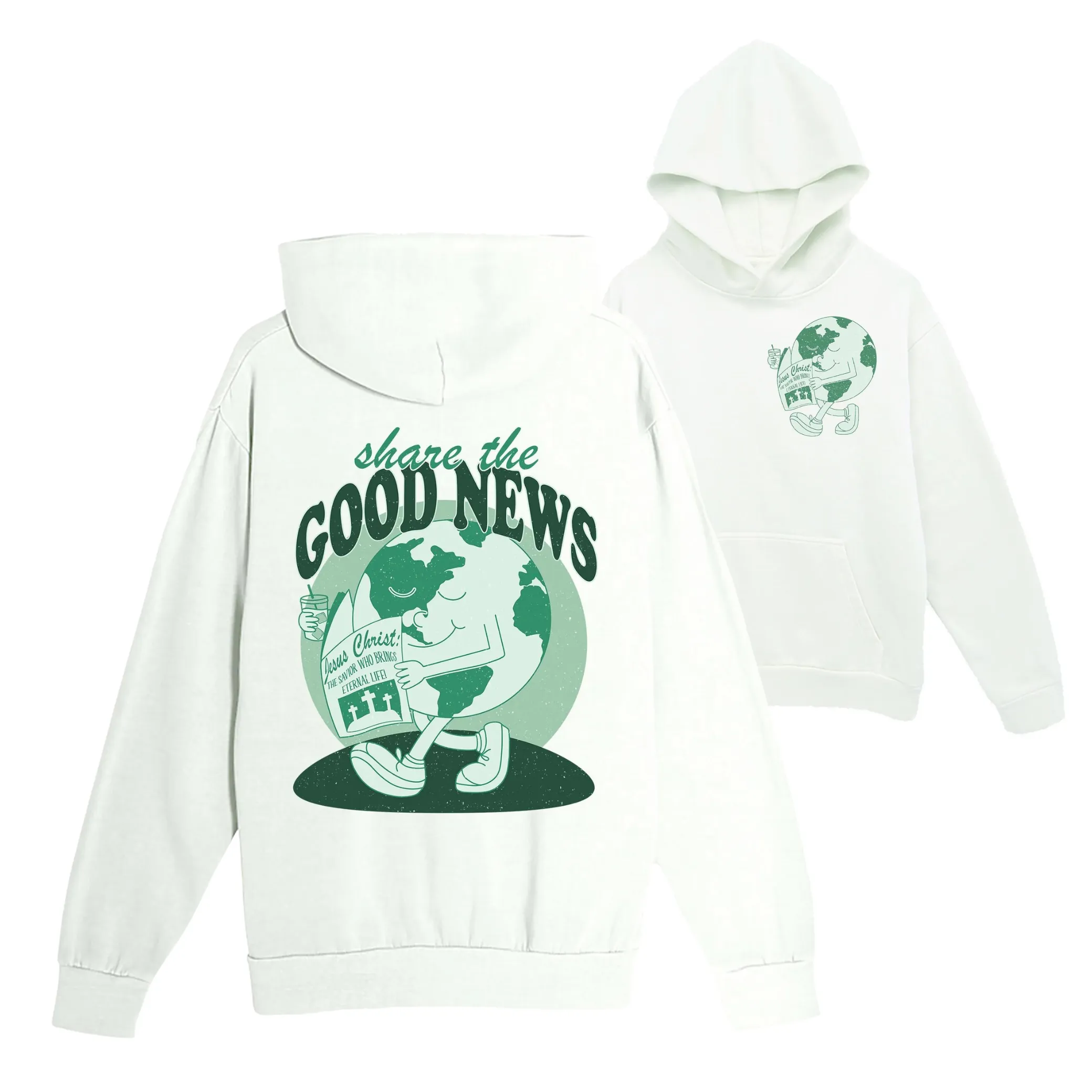 Share The Good News Pullover Hoodie