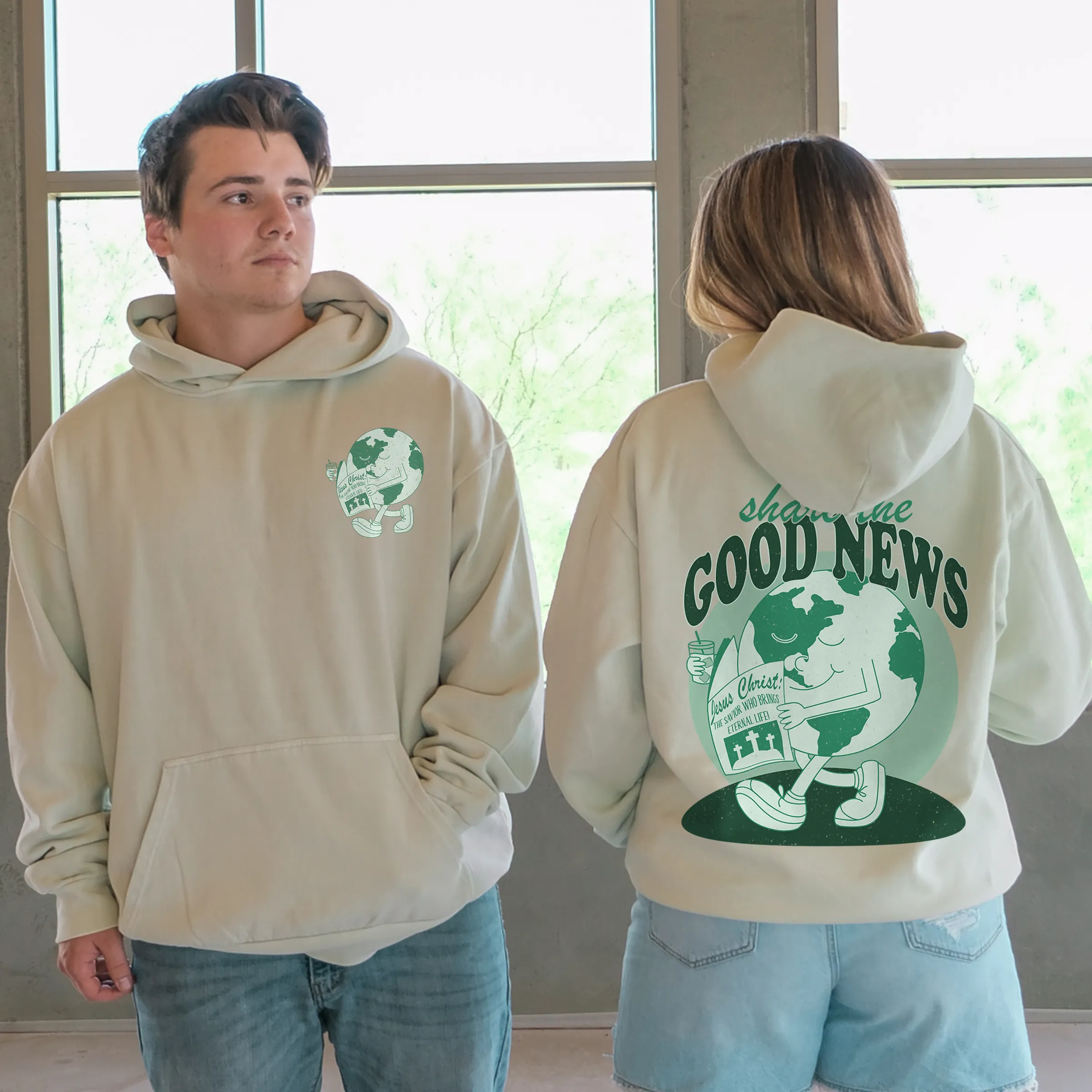 Share The Good News Pullover Hoodie