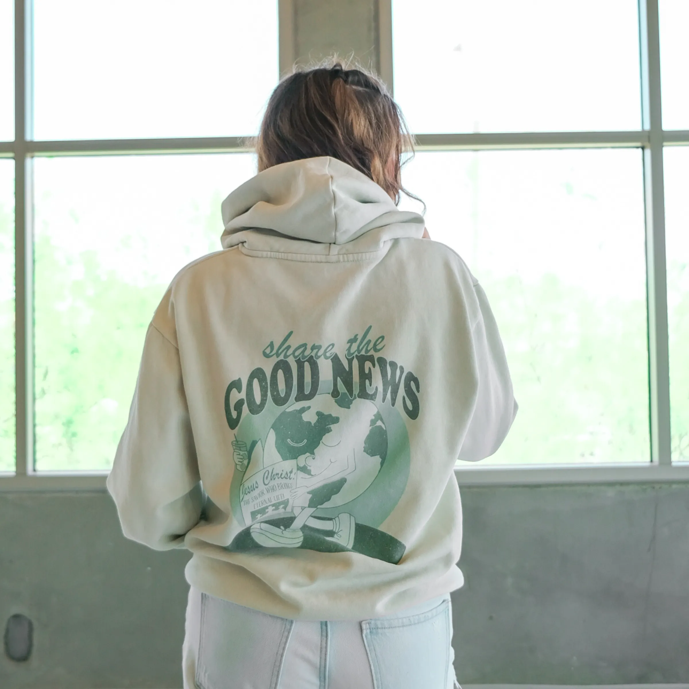 Share The Good News Pullover Hoodie