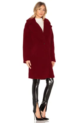 Single Breasted Stylish Teddy Coat