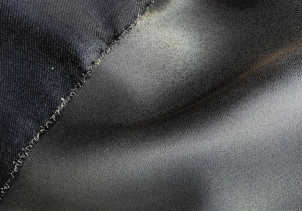 Slinky Burnished Gold Silk & Lurex Lame (Made in Italy)