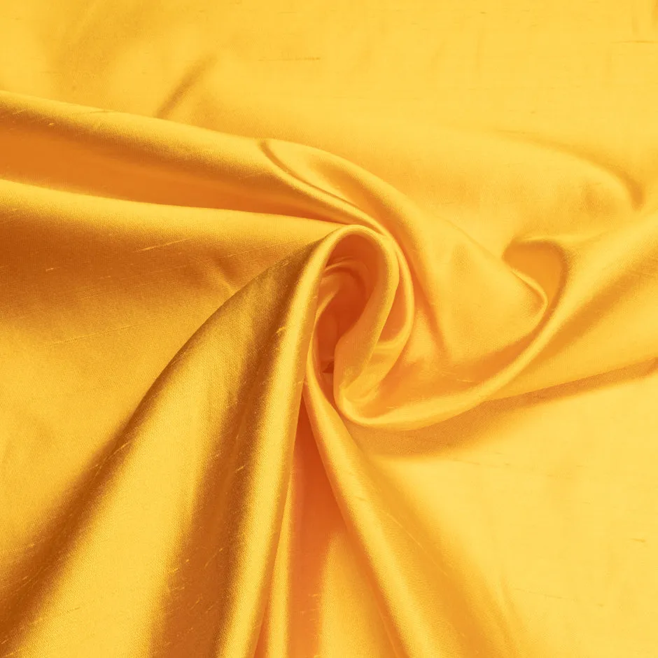 Sunflower Yellow Pure Silk Shantung