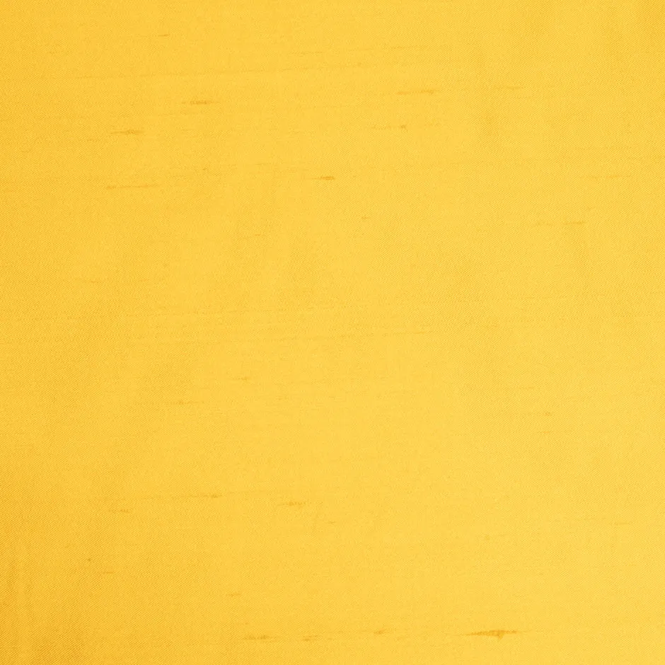 Sunflower Yellow Pure Silk Shantung