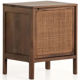 Sydney Left Nightstand, Brown Wash