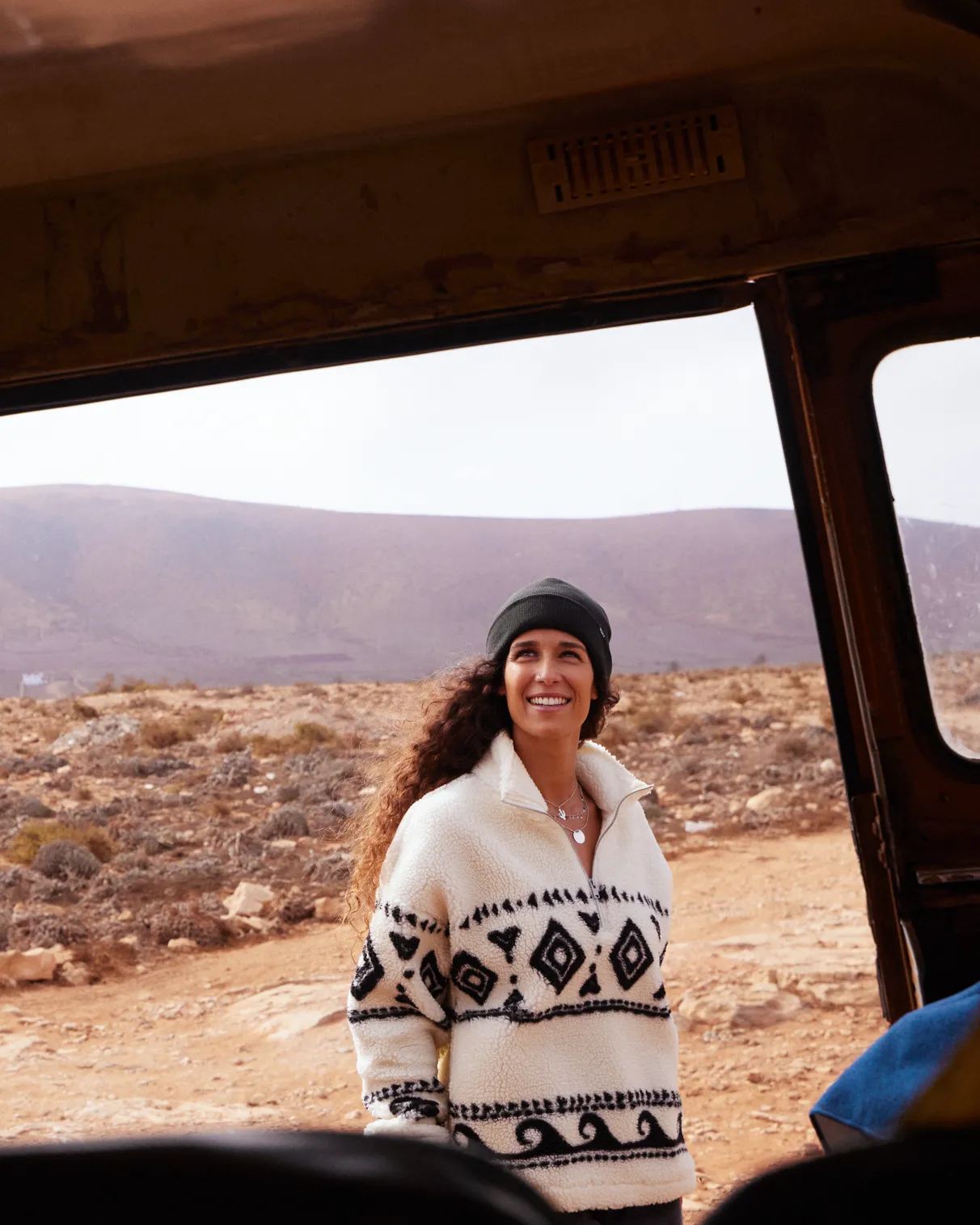 Treasure Soul Fleece Jacket in Egret