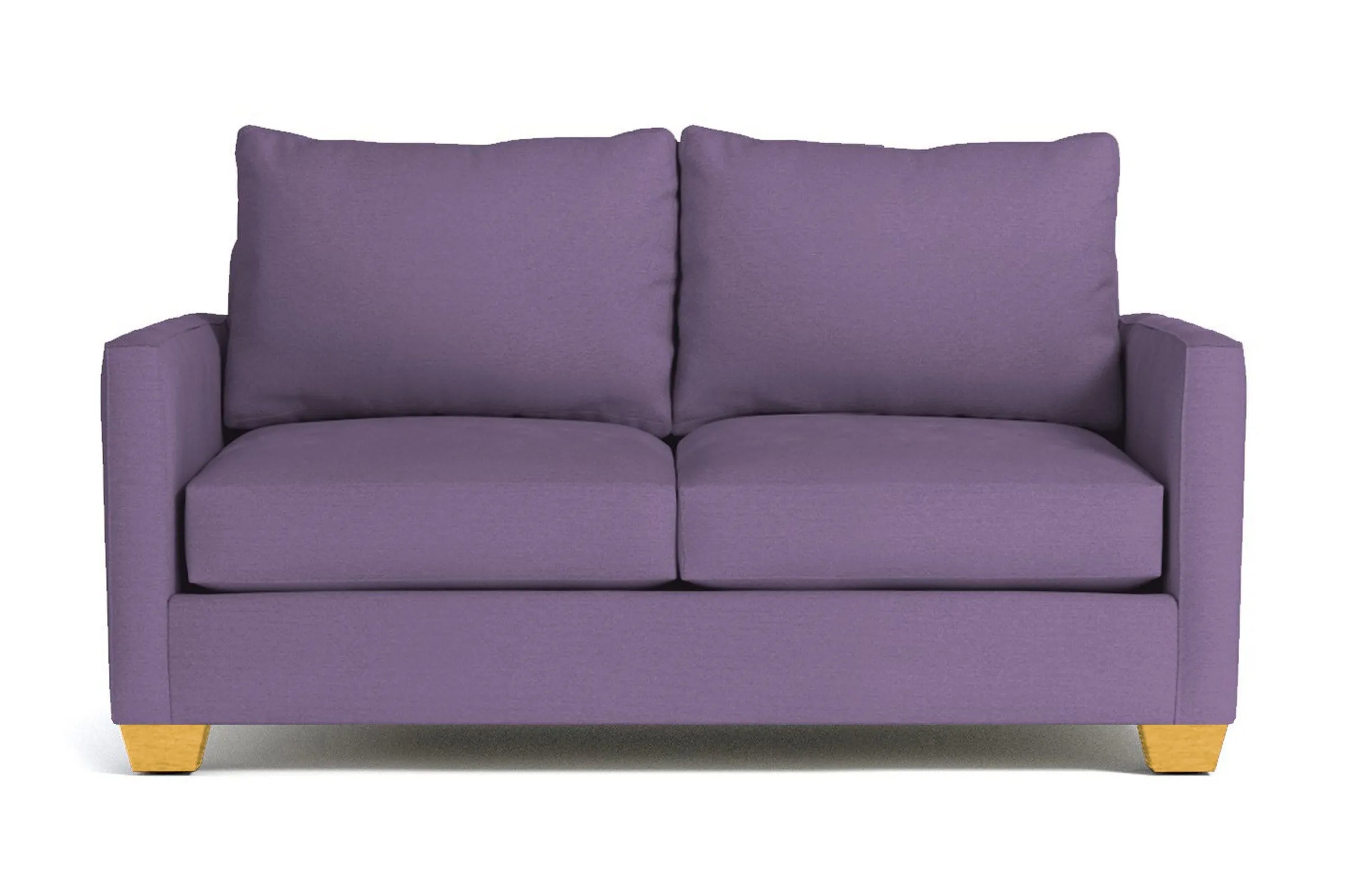 Tuxedo Apartment Size Sofa :: Leg Finish: Natural / Size: Apartment Size - 69"w