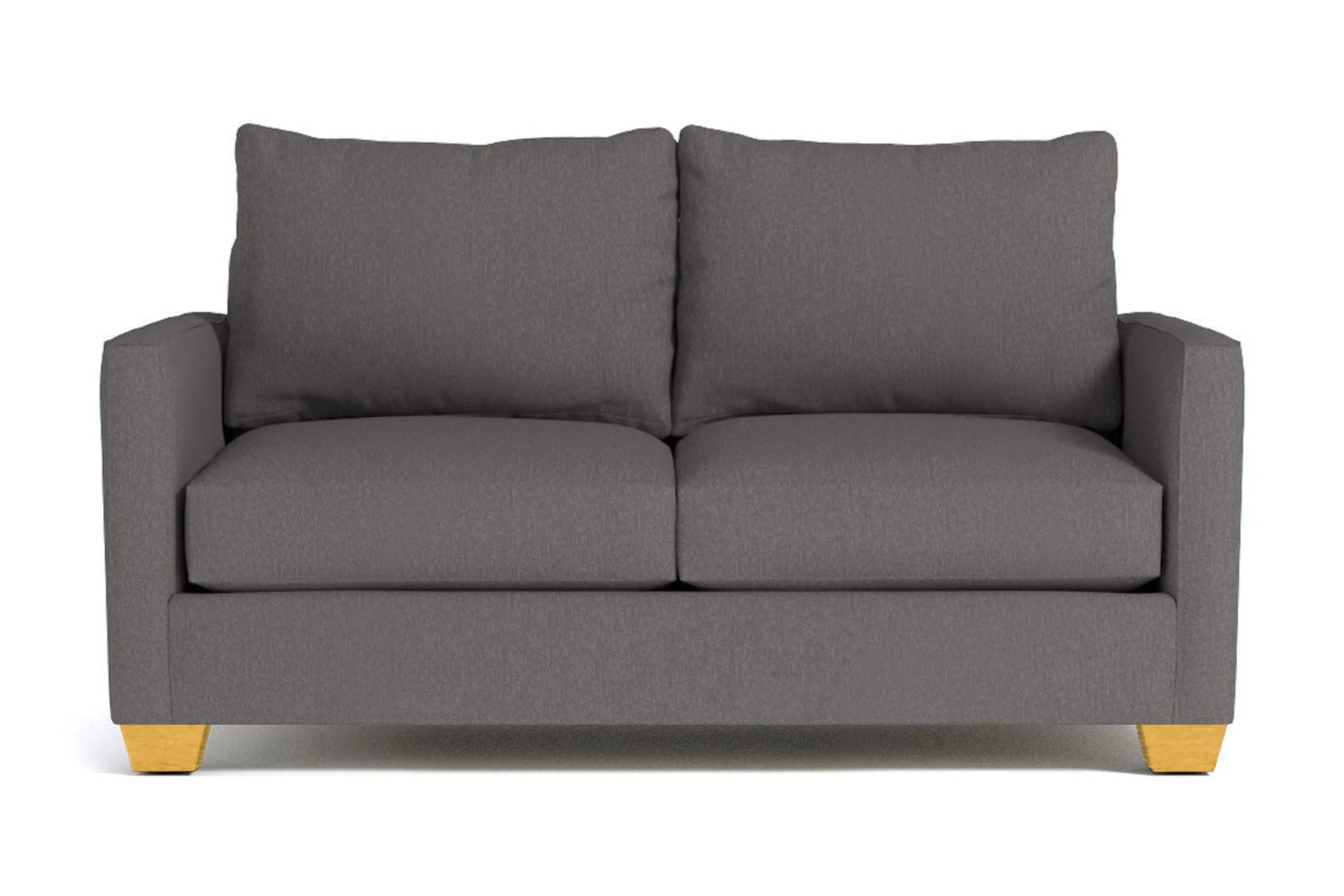 Tuxedo Apartment Size Sofa :: Leg Finish: Natural / Size: Apartment Size - 69"w