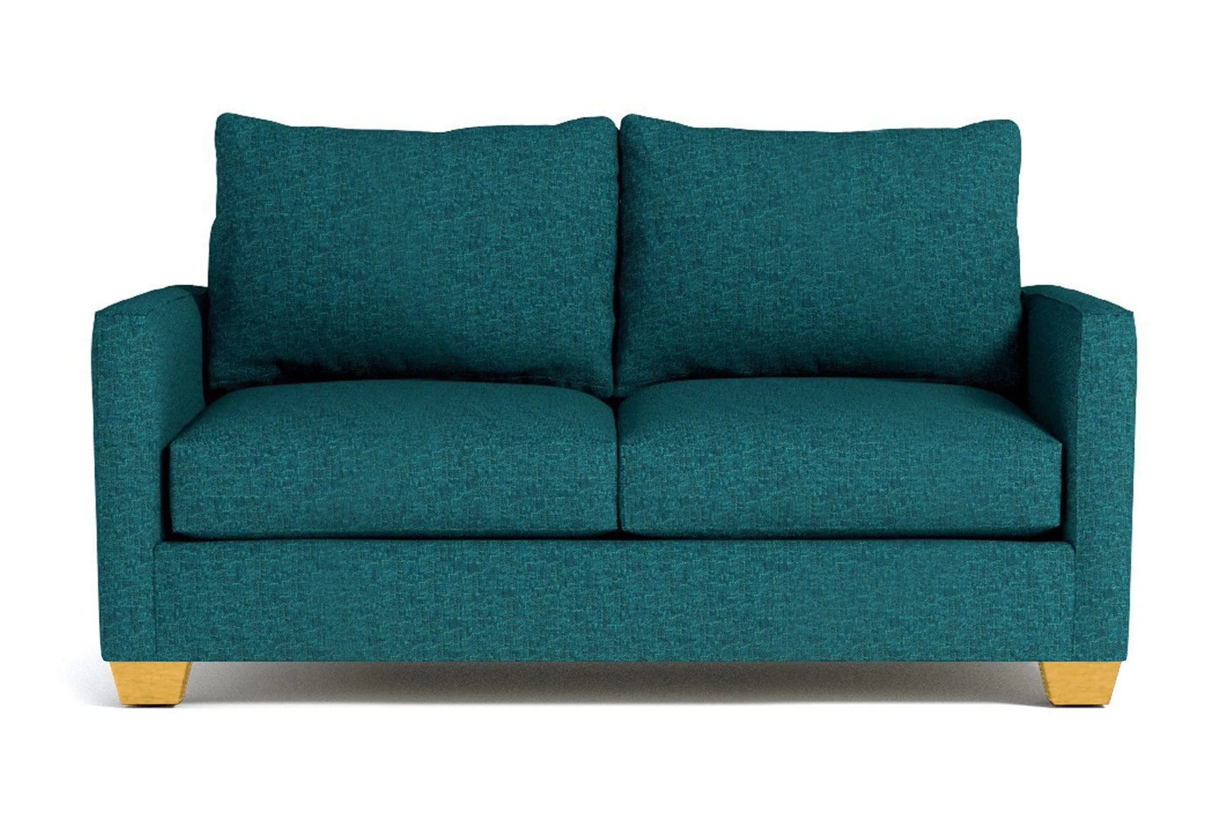 Tuxedo Apartment Size Sofa :: Leg Finish: Natural / Size: Apartment Size - 69"w