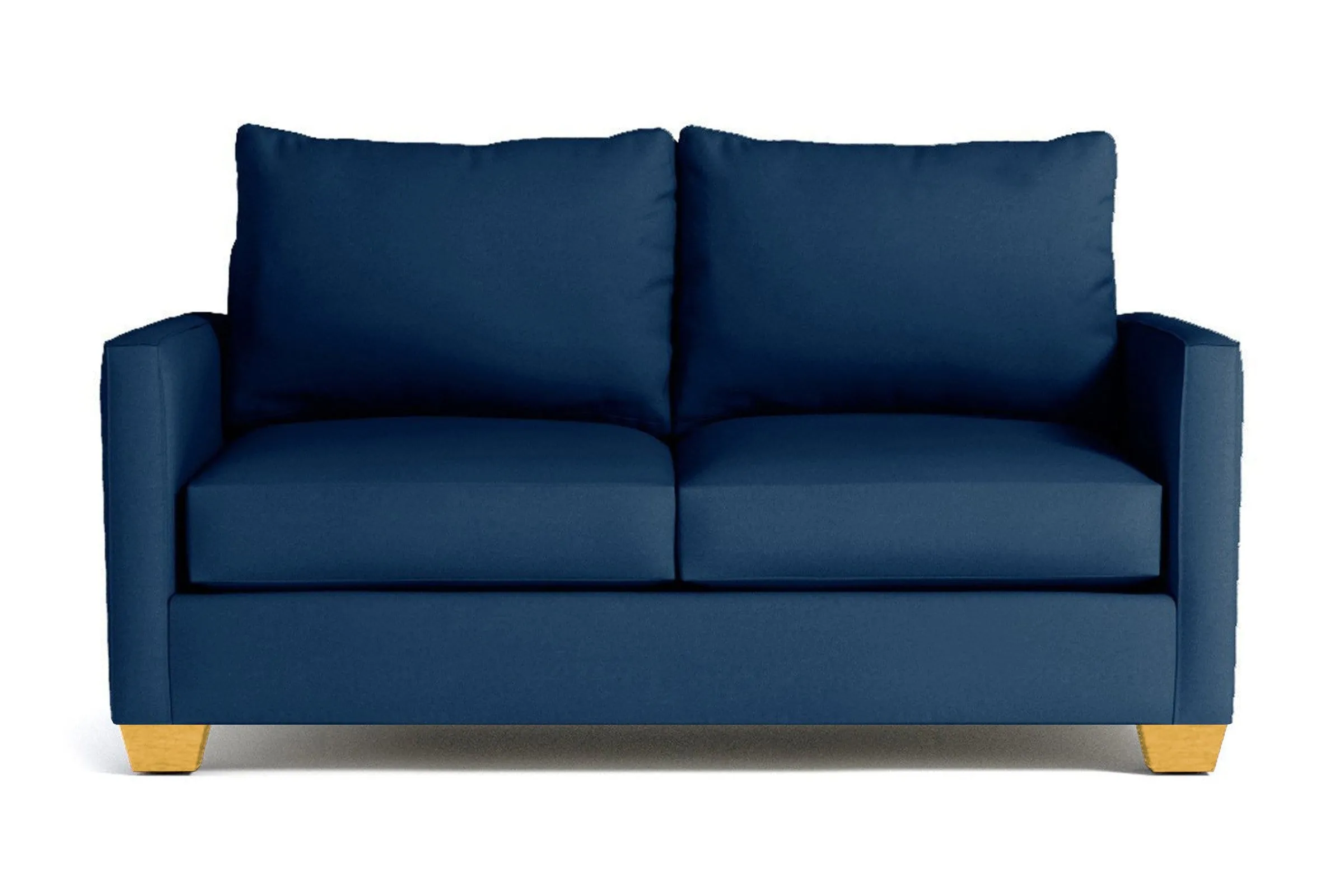 Tuxedo Apartment Size Sofa :: Leg Finish: Natural / Size: Apartment Size - 69"w