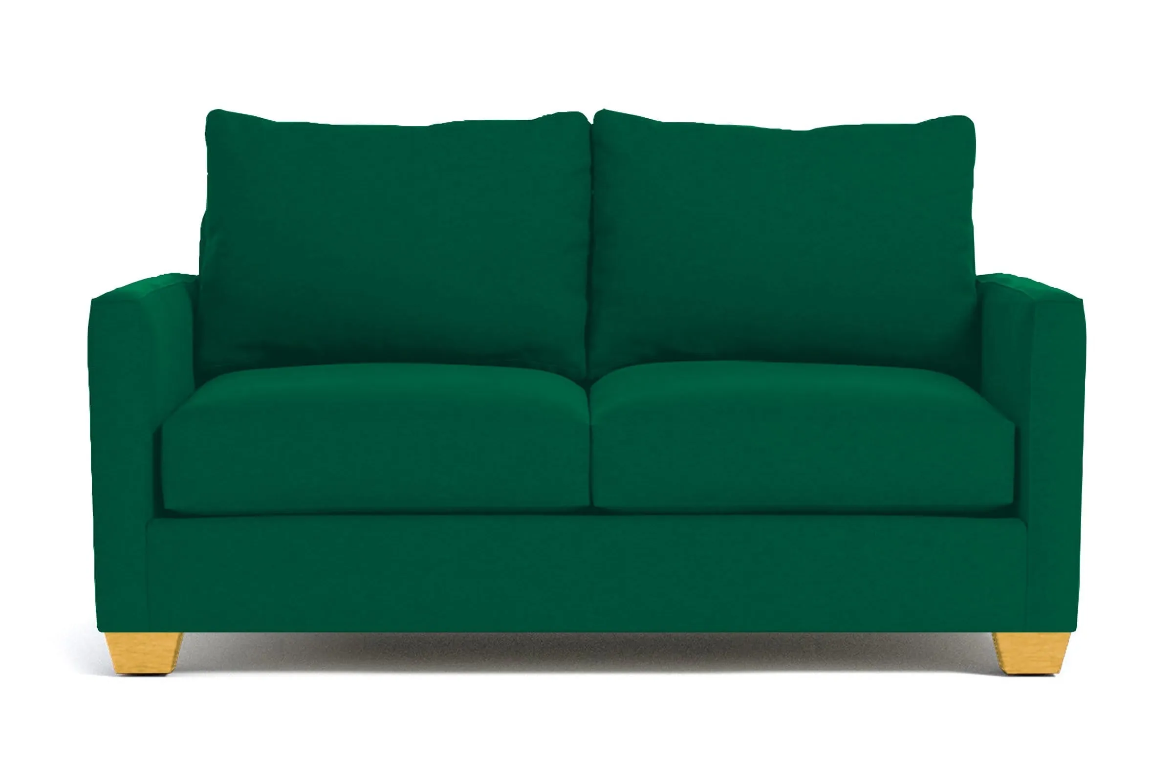 Tuxedo Apartment Size Sofa :: Leg Finish: Natural / Size: Apartment Size - 69"w