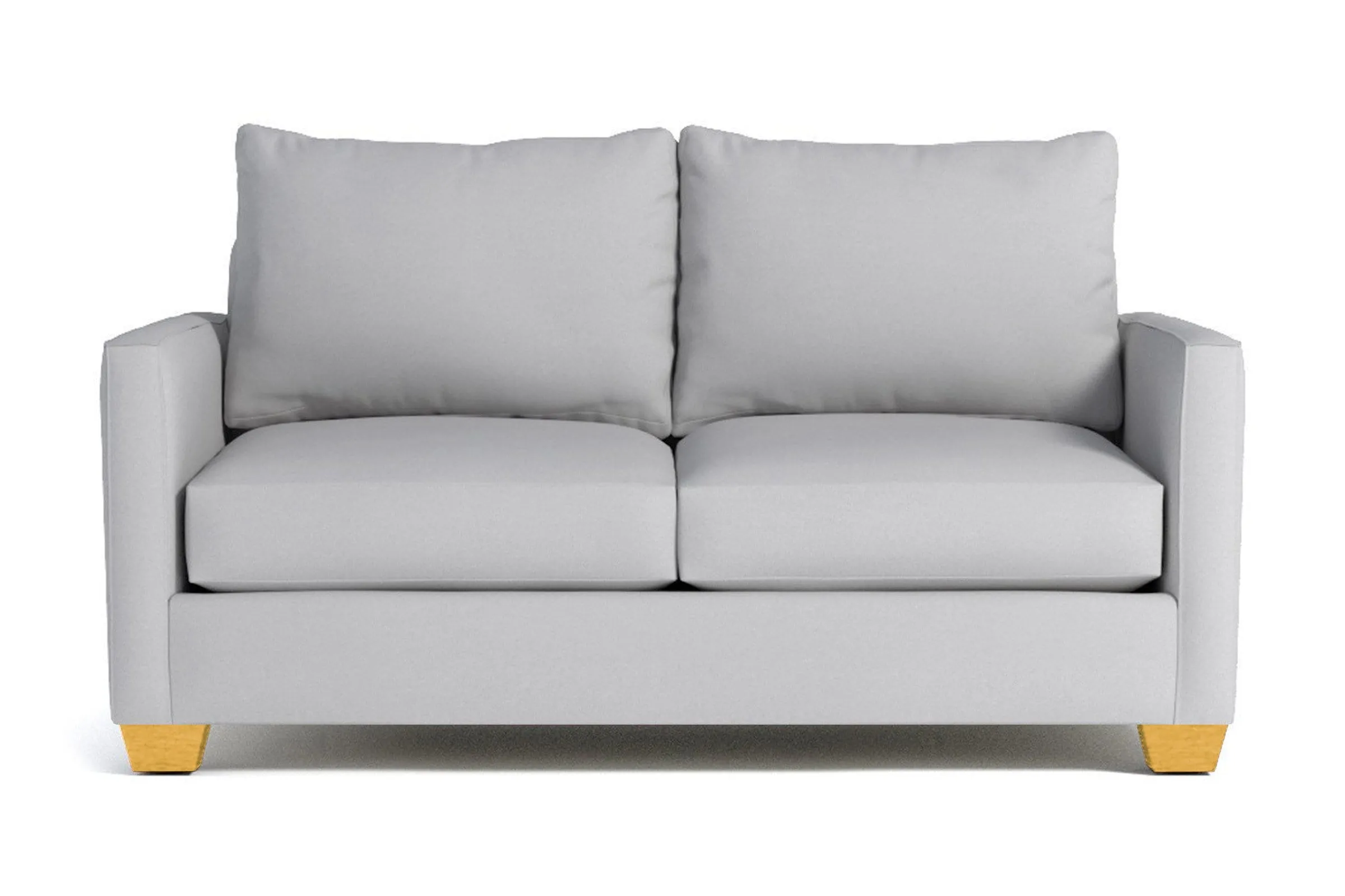 Tuxedo Apartment Size Sofa :: Leg Finish: Natural / Size: Apartment Size - 69"w