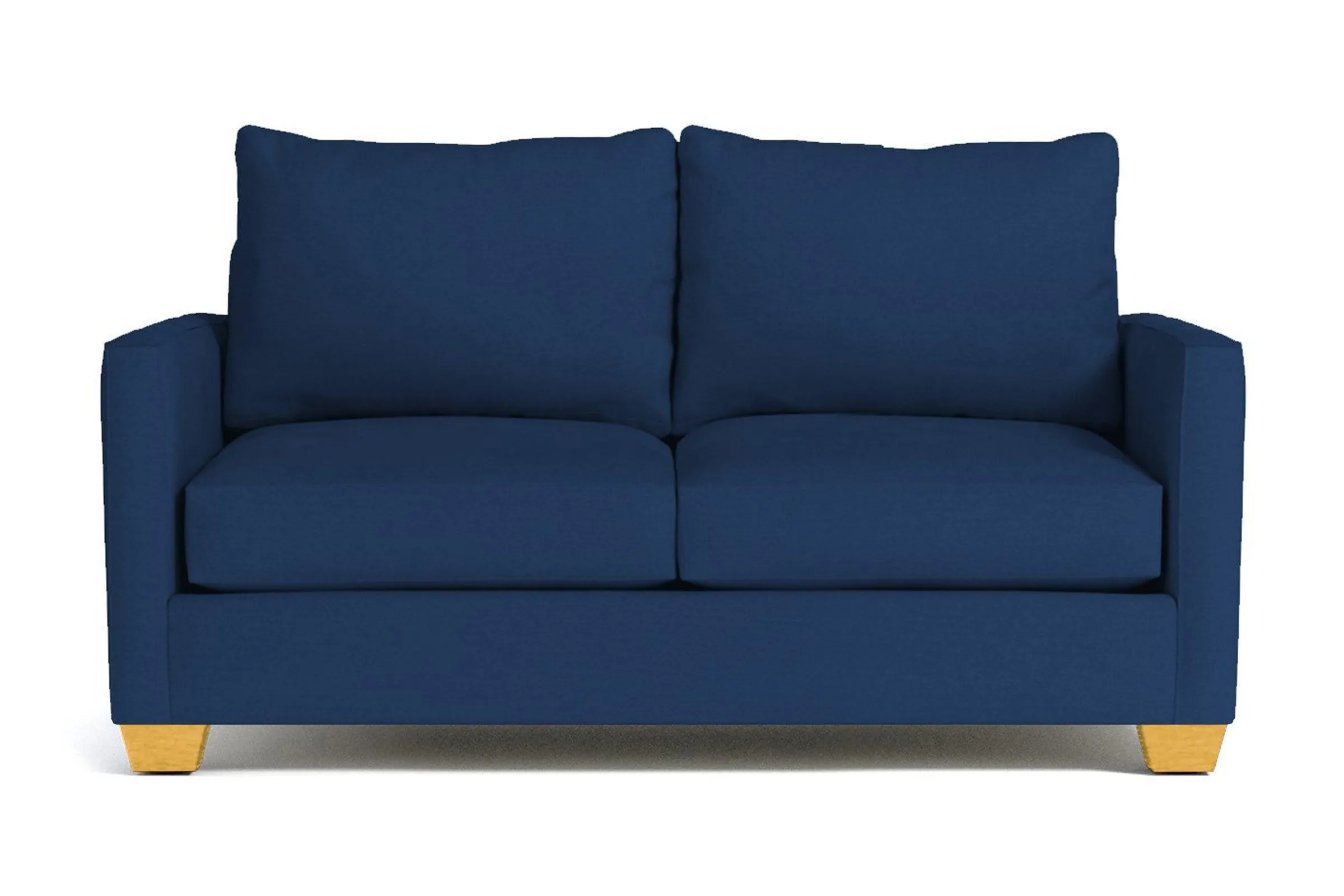 Tuxedo Apartment Size Sofa :: Leg Finish: Natural / Size: Apartment Size - 69"w