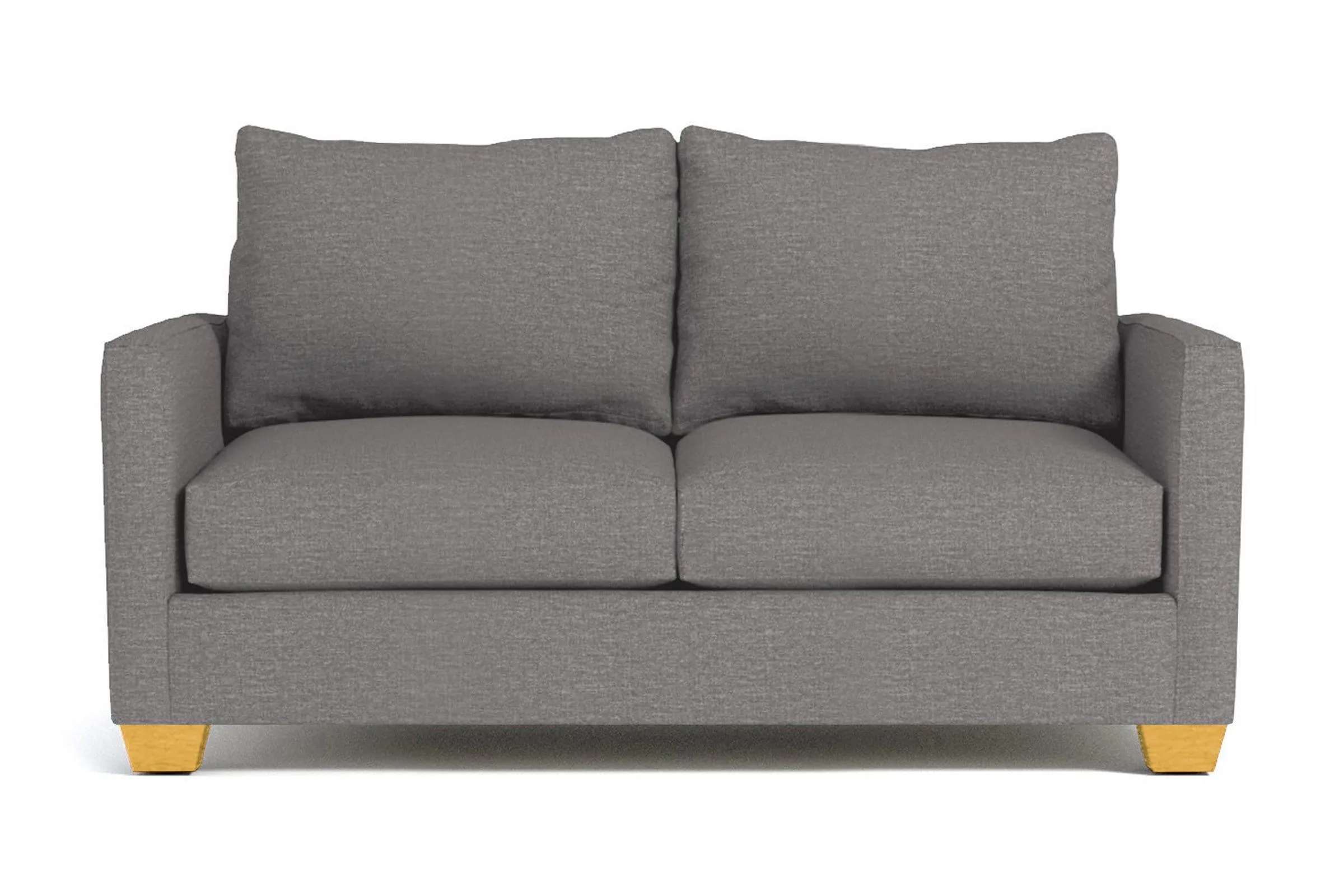 Tuxedo Apartment Size Sofa :: Leg Finish: Natural / Size: Apartment Size - 69"w