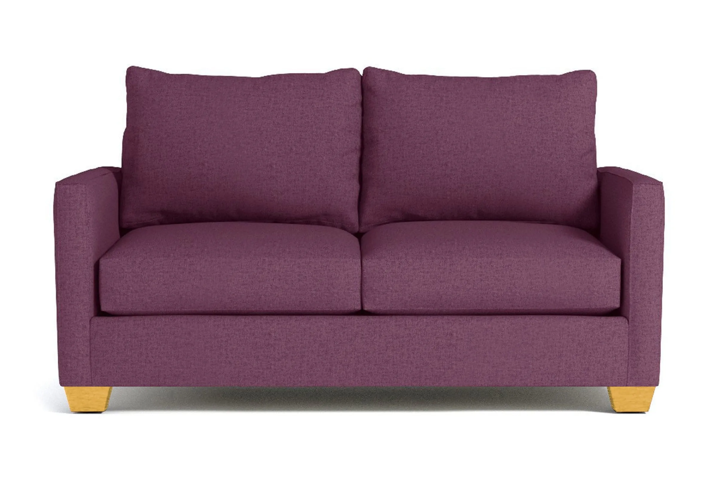 Tuxedo Apartment Size Sofa :: Leg Finish: Natural / Size: Apartment Size - 69"w