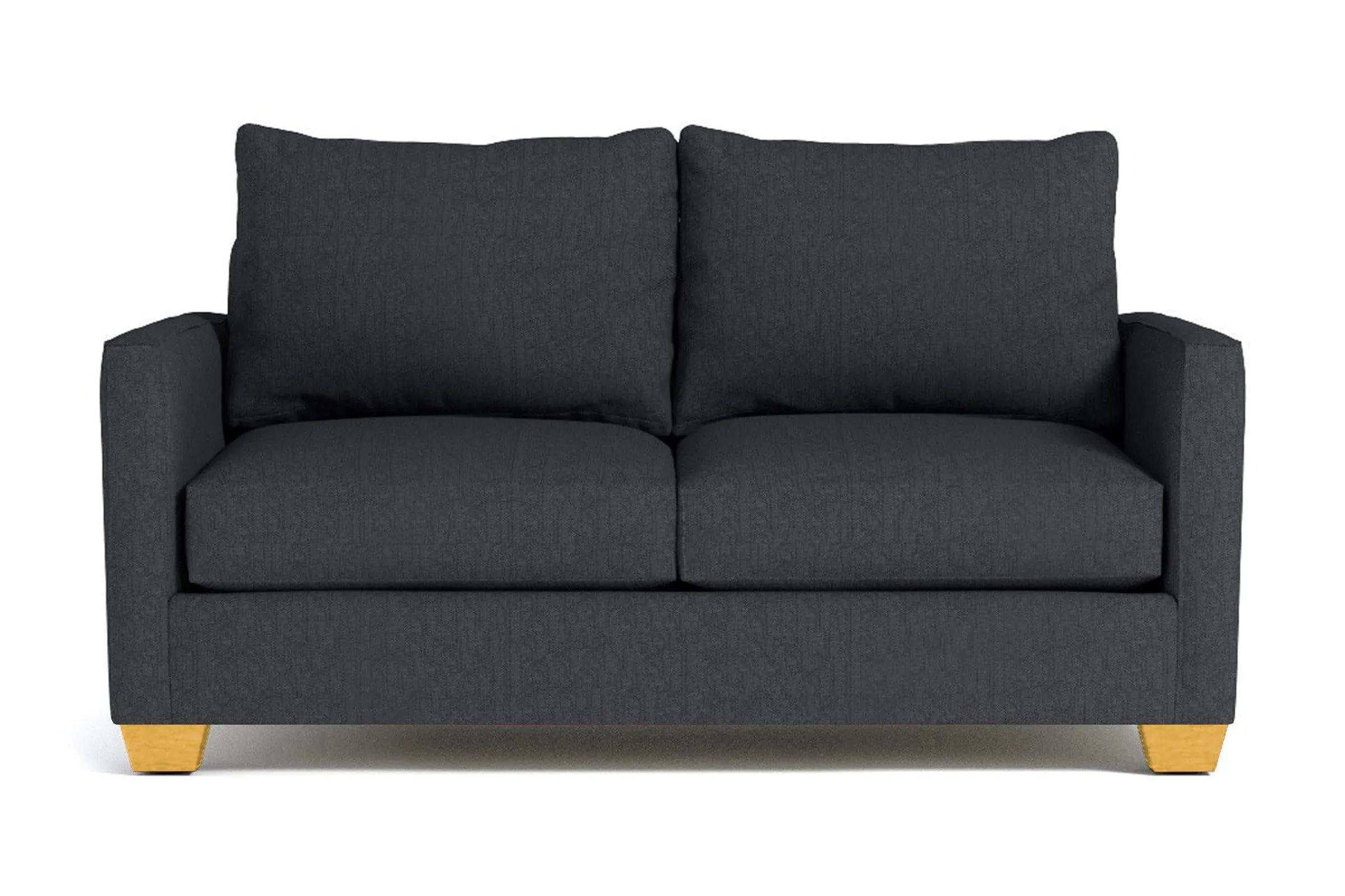 Tuxedo Apartment Size Sofa :: Leg Finish: Natural / Size: Apartment Size - 69"w