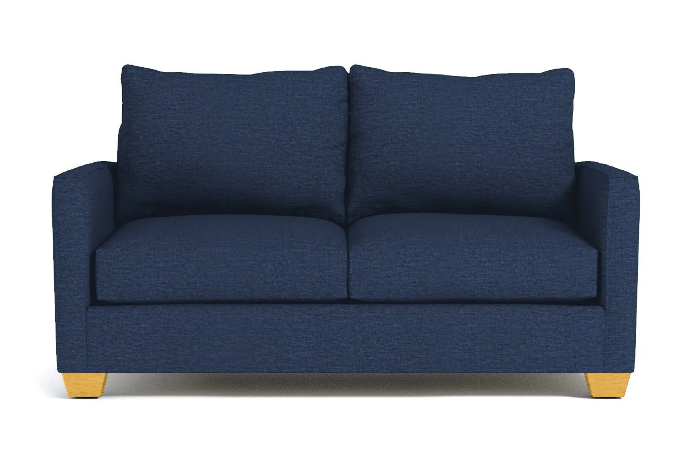 Tuxedo Apartment Size Sofa :: Leg Finish: Natural / Size: Apartment Size - 69"w