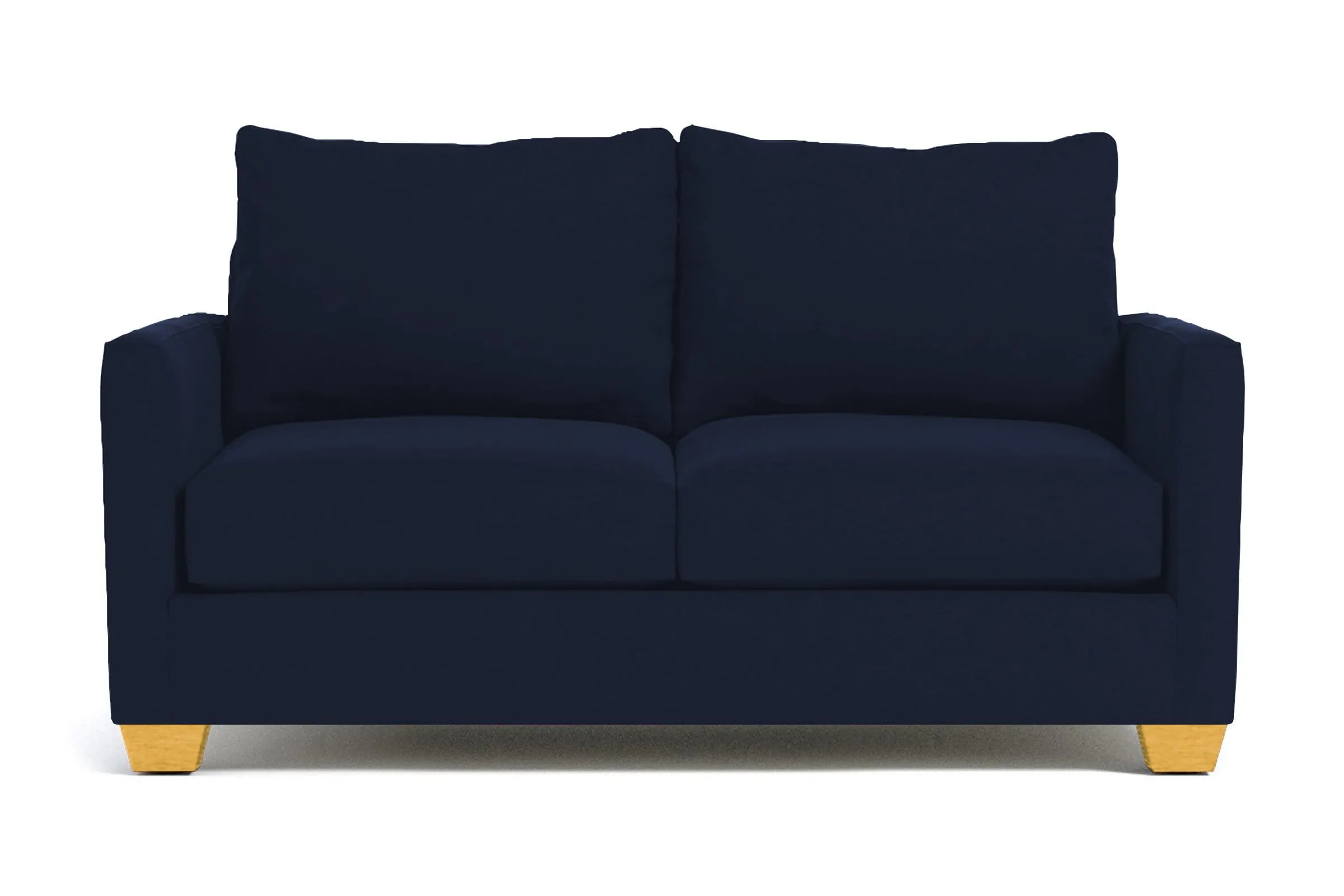 Tuxedo Apartment Size Sofa :: Leg Finish: Natural / Size: Apartment Size - 69"w