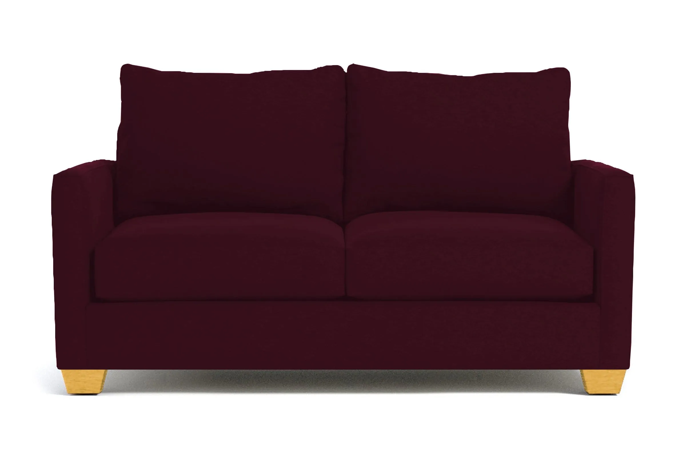 Tuxedo Apartment Size Sofa :: Leg Finish: Natural / Size: Apartment Size - 69"w
