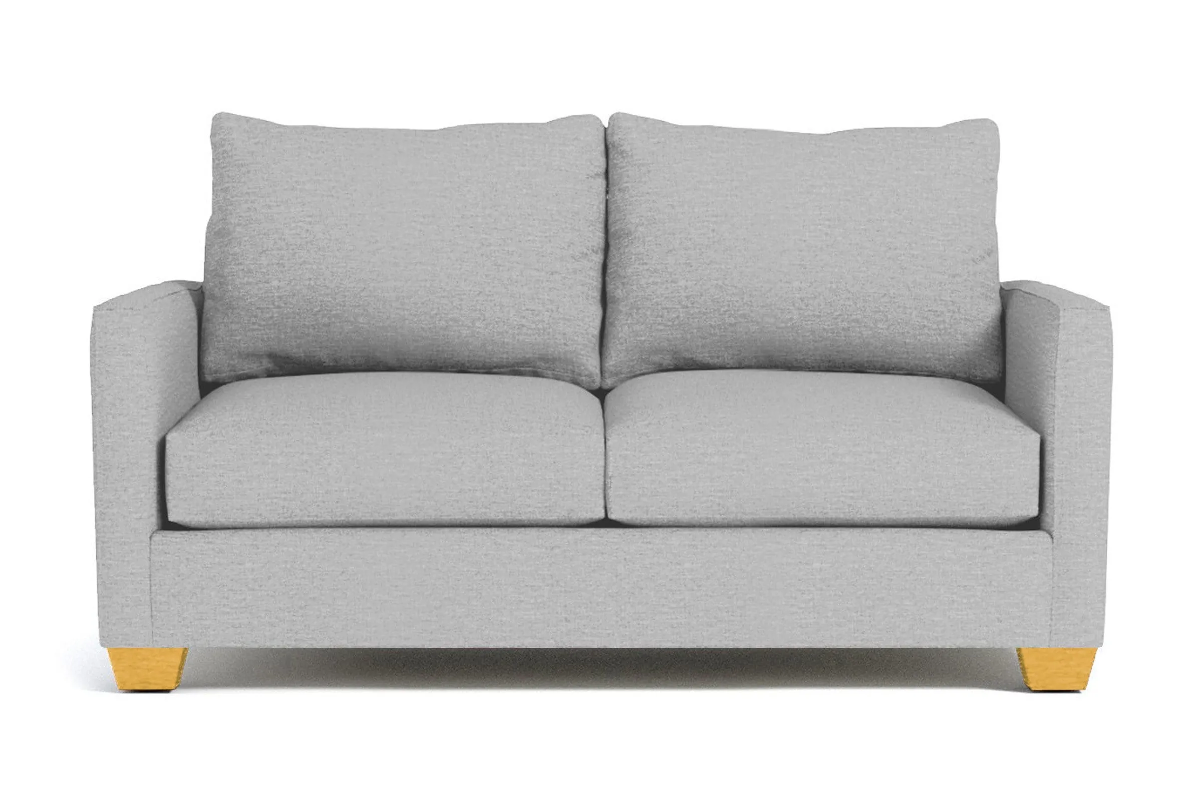 Tuxedo Apartment Size Sofa :: Leg Finish: Natural / Size: Apartment Size - 69"w