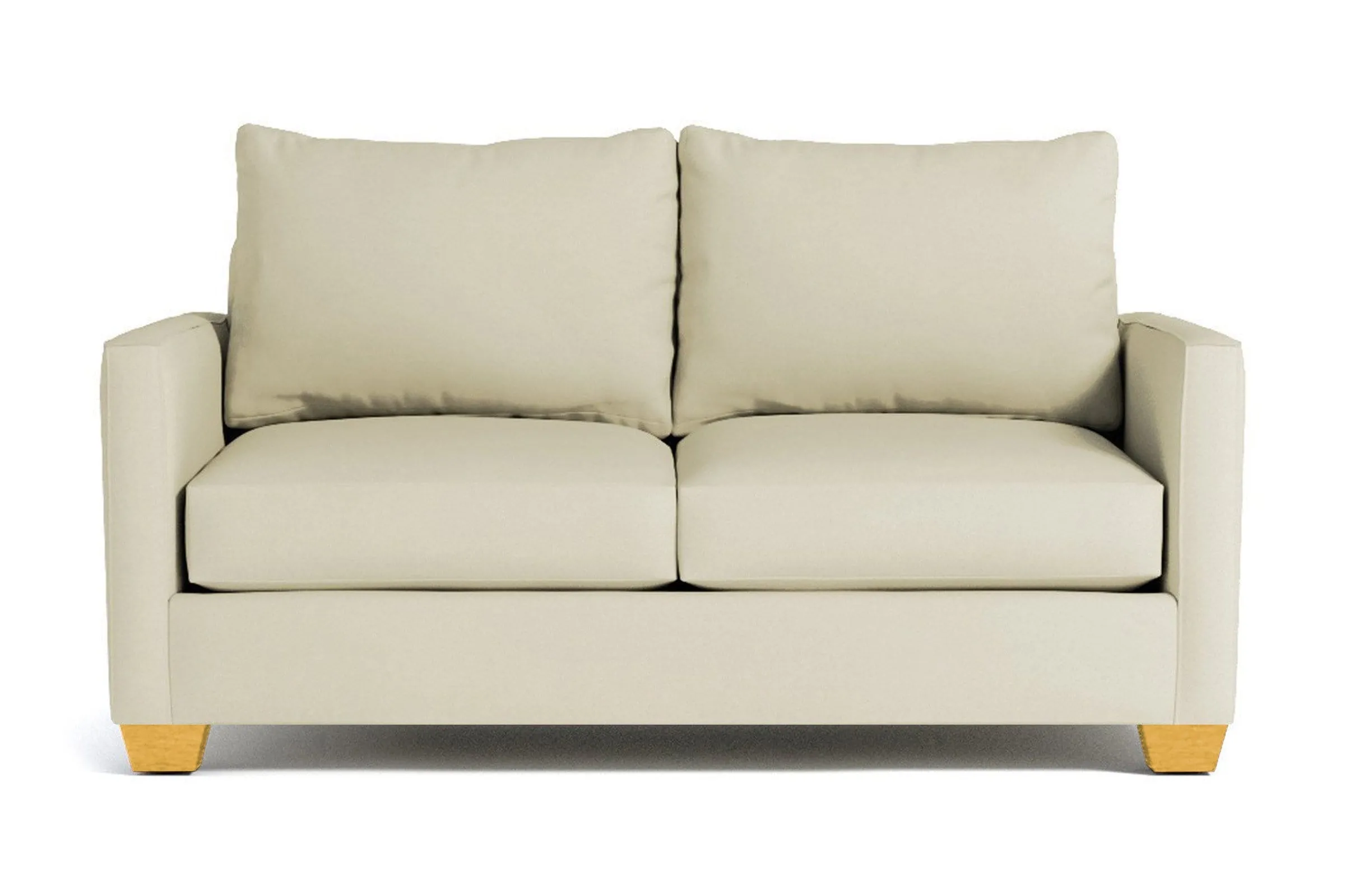 Tuxedo Apartment Size Sofa :: Leg Finish: Natural / Size: Apartment Size - 69"w