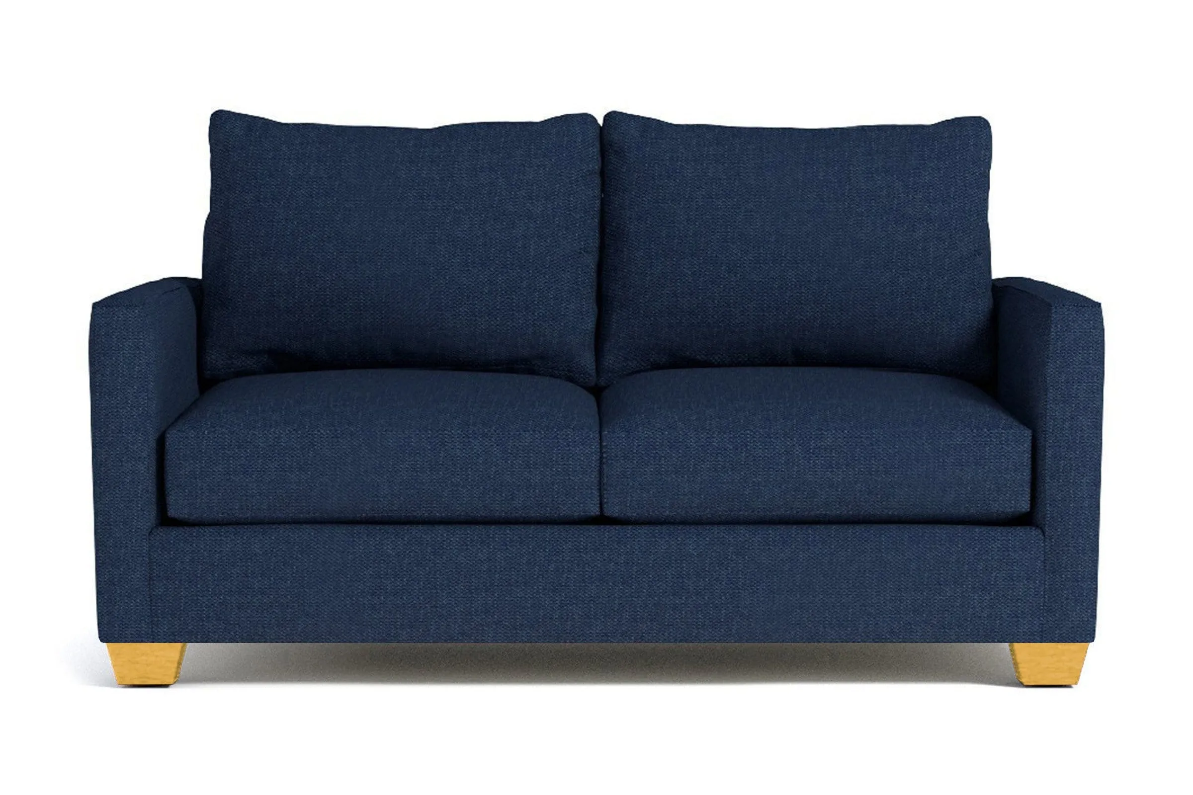 Tuxedo Apartment Size Sofa :: Leg Finish: Natural / Size: Apartment Size - 69"w